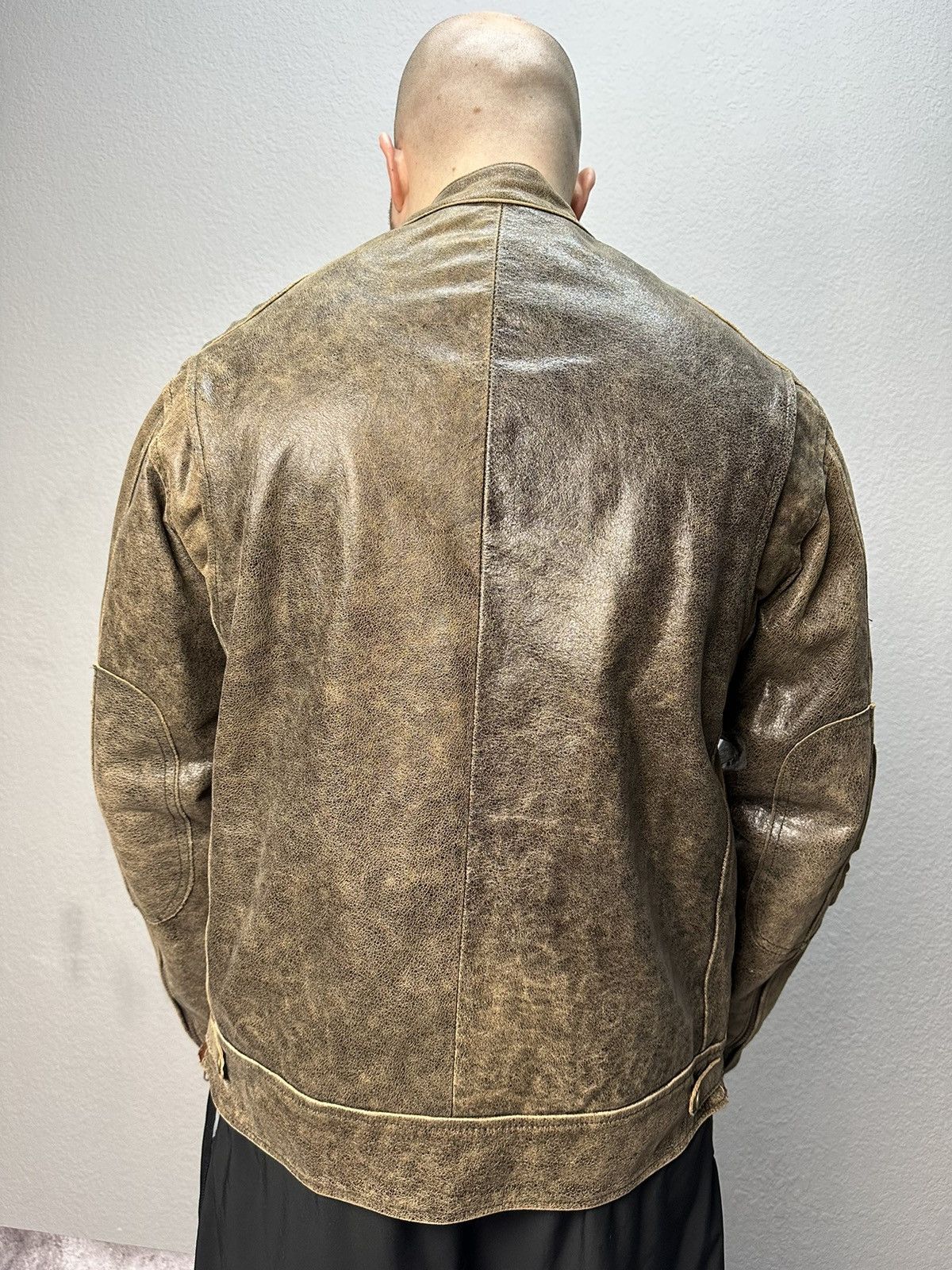 Vintage Vintage Y2K Leather Jacket Racing MOTO Archive Boxy Aviatrix Size US L / EU 52-54 / 3 - 16 Thumbnail