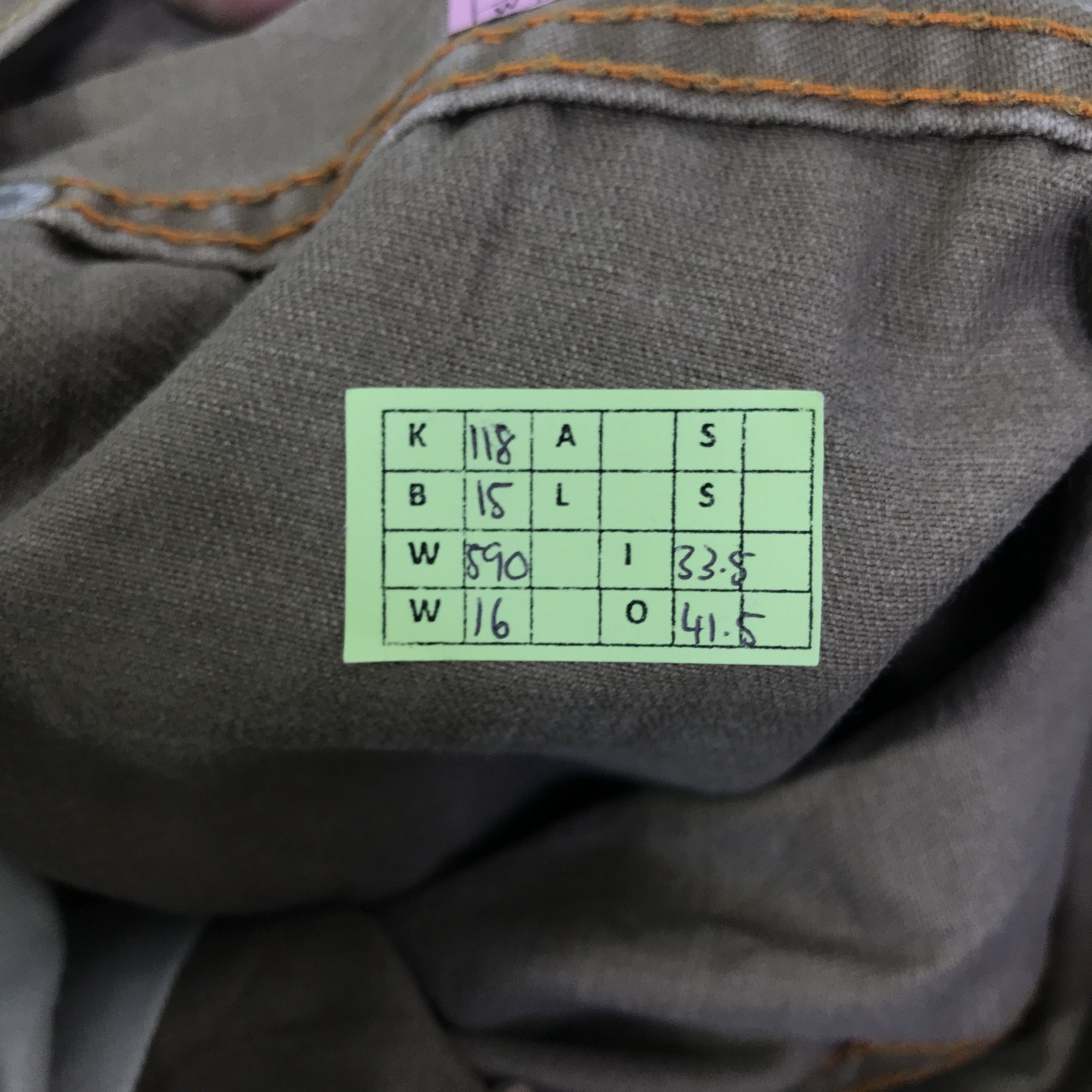 Japanese Brand Vintage Flare Blue Way khaki Jeans Bootcut denim K118B15 Size US 32 / EU 48 - 18 Thumbnail