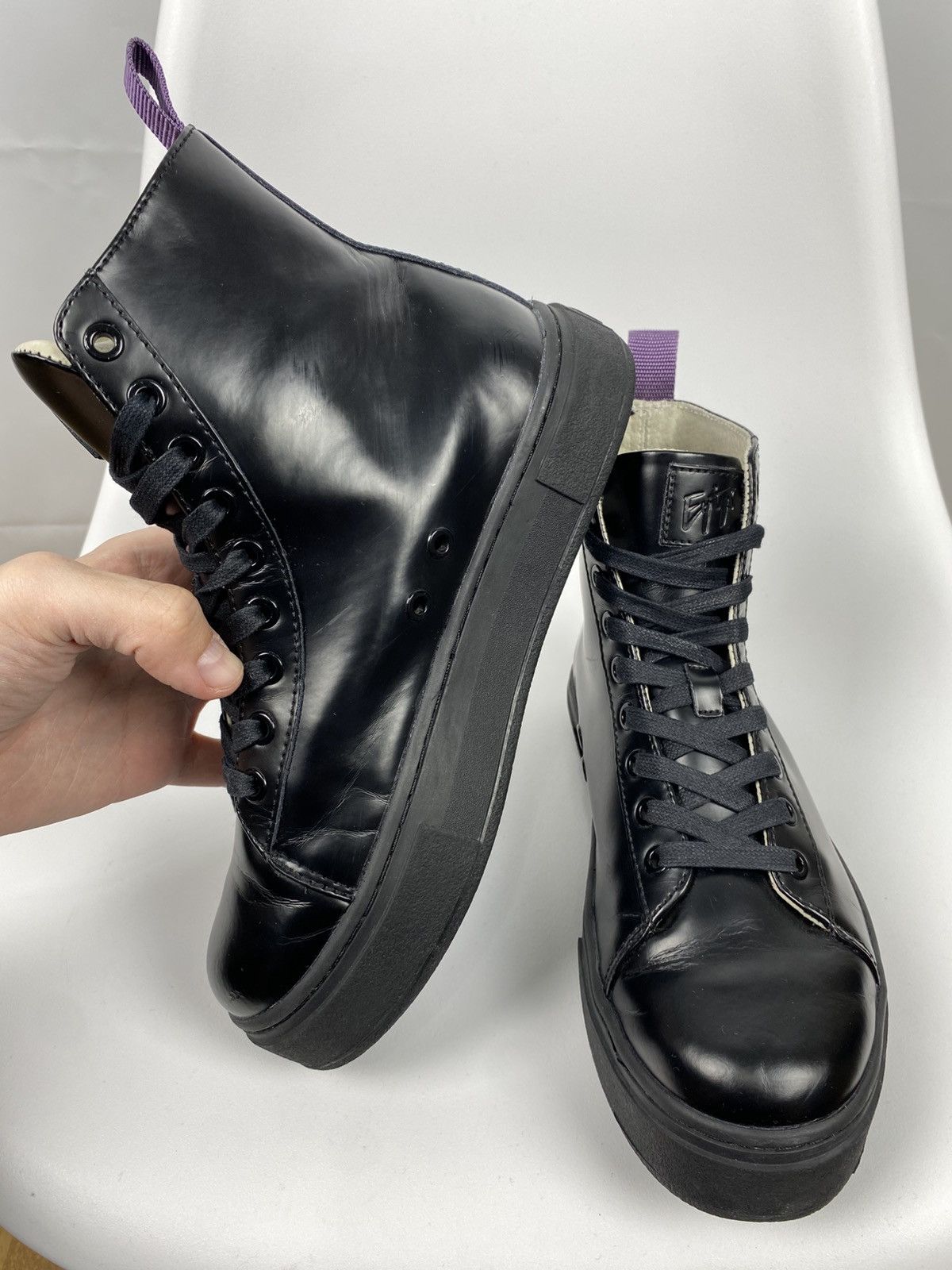 Eytys Eytys Genuine Leather Boots Hi-Top size 38 Size US 7.5 / IT 37.5 - 7 Thumbnail