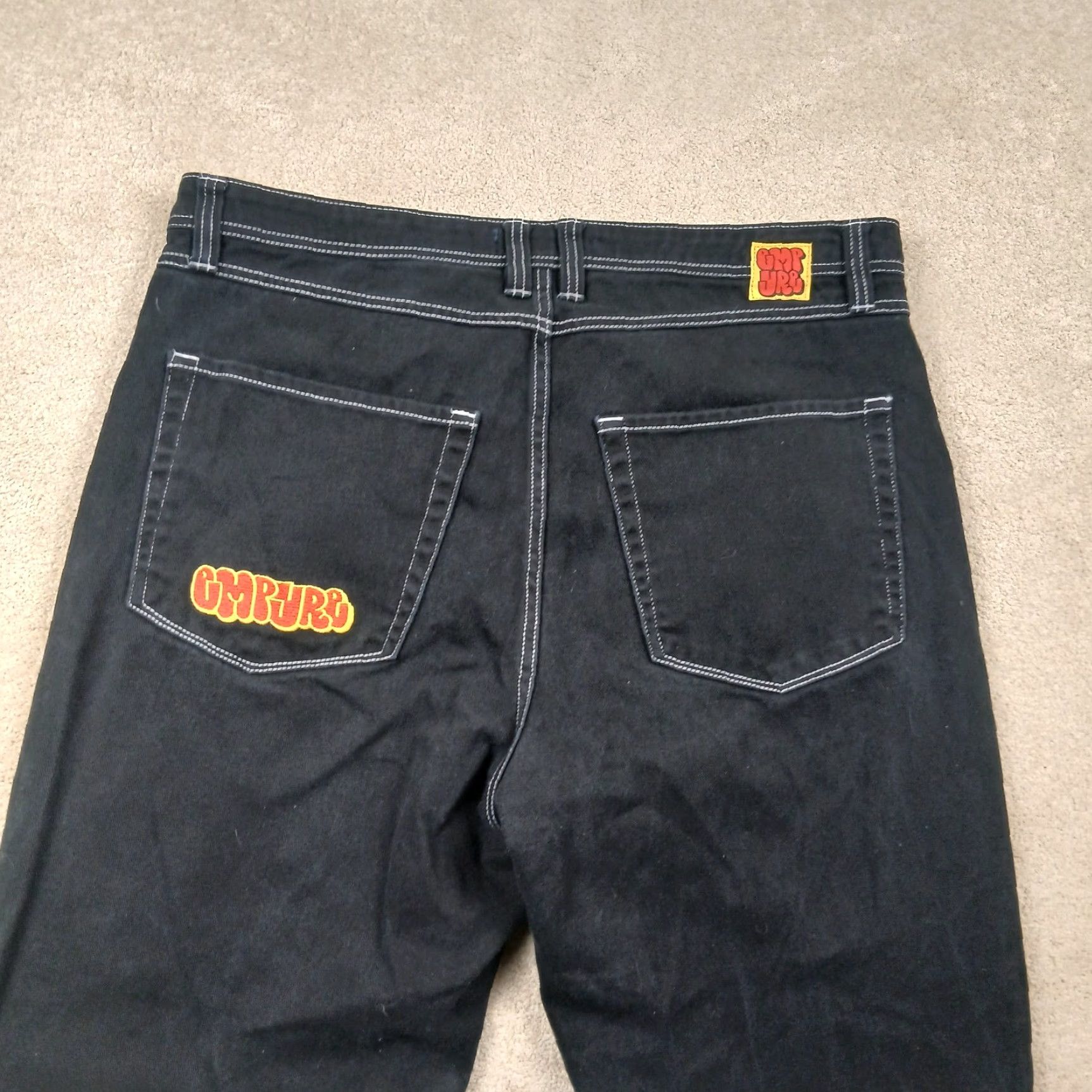 Empyre VINTAGE Empyre Jeans Mens 36x30 Black Baggy JNCO Y2K Shirt? Size US 36 / EU 52 - 4 Thumbnail