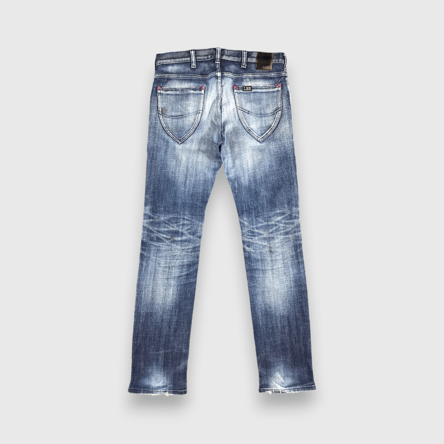 Lee Vintage Blue Wash Lee Jeans-J1776 Size US 34 / EU 50 - 2 Thumbnail
