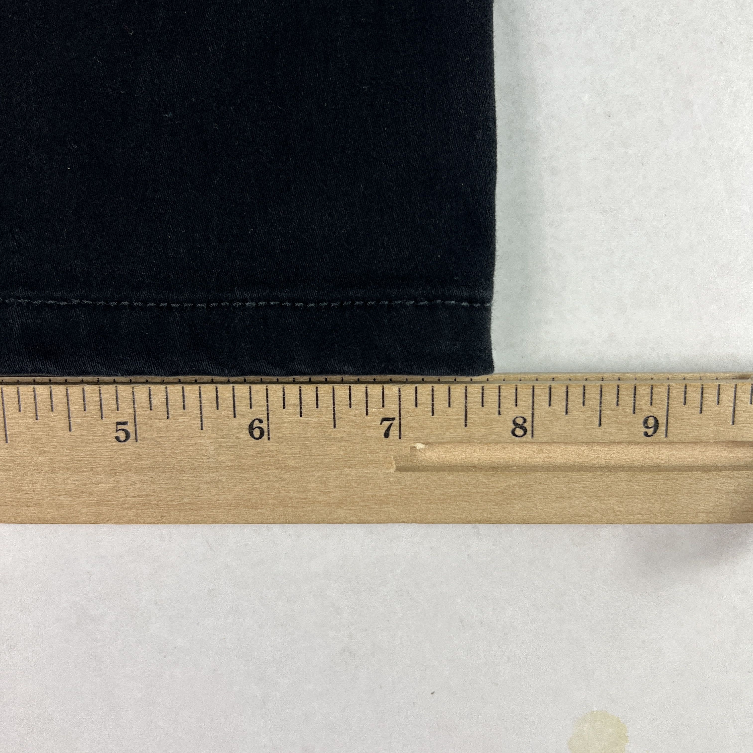 AG Adriano Goldschmied Adriano Goldschmied Everett Slim Straight Black Chinos Size US 35 - 15 Thumbnail