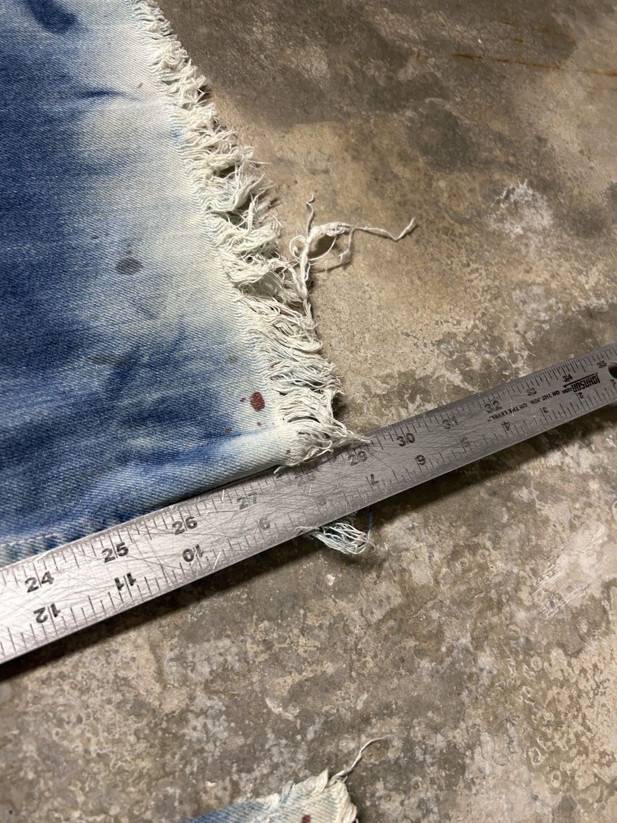 Other Vintage 60’s Flared High Jeans Boho Bleached Distressed Size 26" / US 2 / IT 38 - 10 Thumbnail