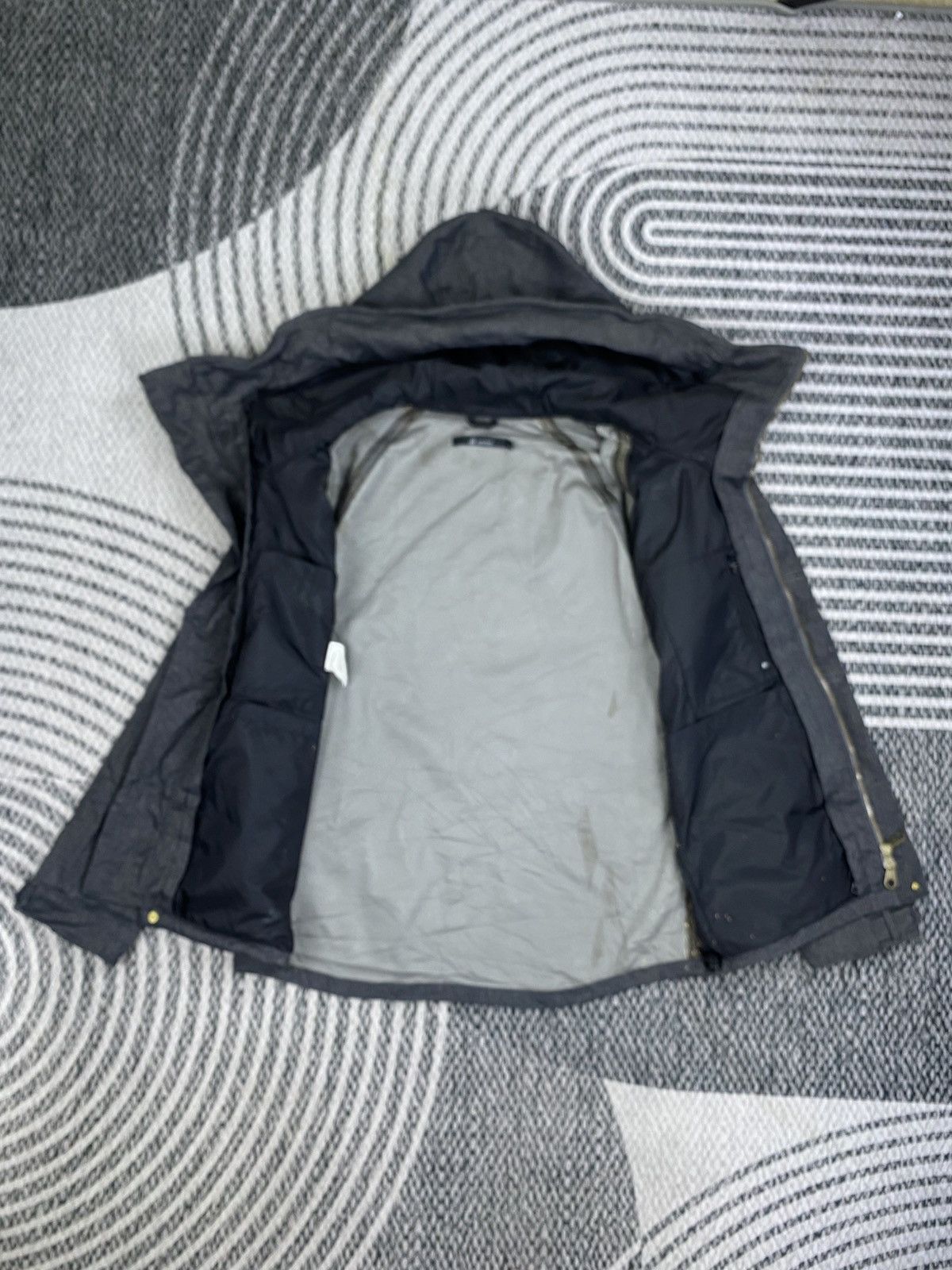 Johnbull Vintage Johnbull Dark Grey Hooded Jacket Size US M / EU 48-50 / 2 - 6 Thumbnail