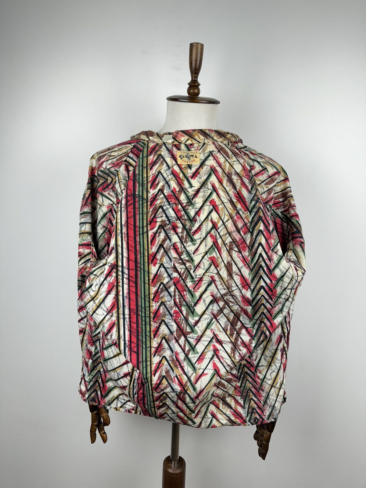 Japanese Brand × Vintage Vintage Condor Crazy Abstract Multicolour Short Sleeve Shirt Size US L / EU 52-54 / 3 - 4 Thumbnail