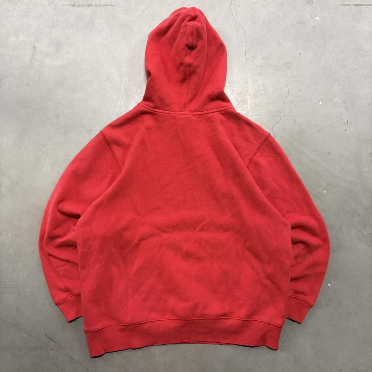 Vintage Crazy Vintage Y2K/2000s 90s Blank Red Boxy Fit Hoodie! Size US M / EU 48-50 / 2 - 2 Thumbnail