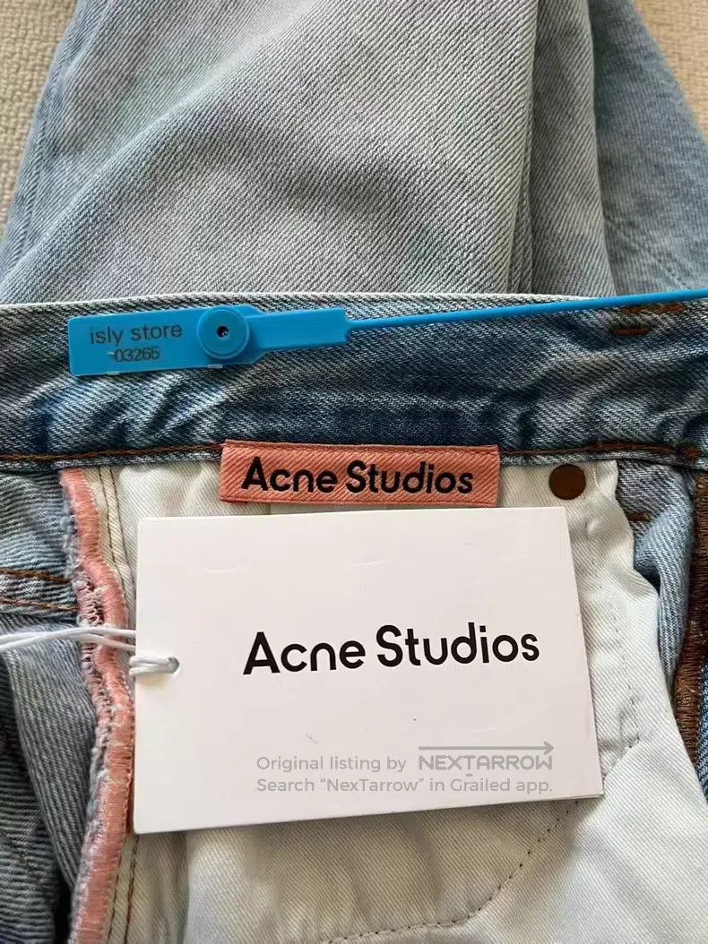 Acne Studios Acne Studios Washed Cleanfit Non-stretch Low Rise Loose Je Size US 29 - 5 Thumbnail