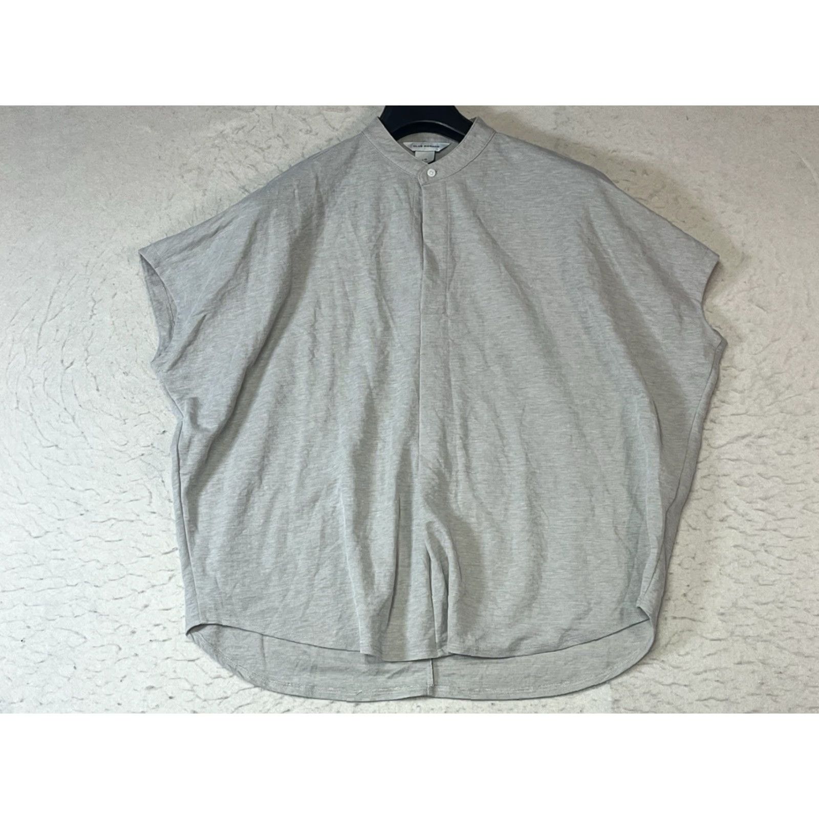 Club Monaco Club Monaco Shirt Womens Large Beige Oversized Crew Neck Sleeveless Viscose Nylon Casual Spring Summer L Size L / US 10 / IT 46 - 2 Thumbnail