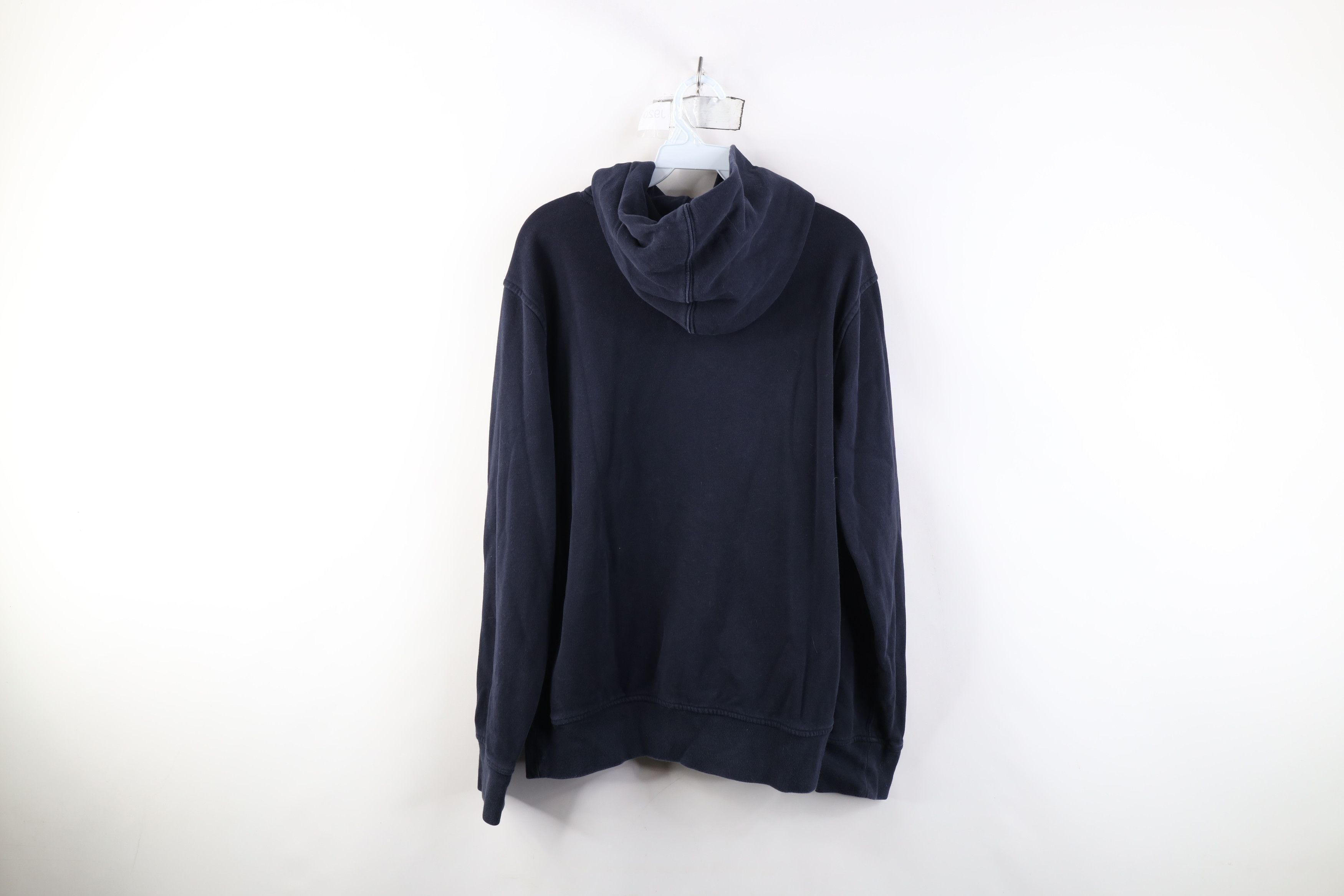 Gap Vintage Y2K Gap Sweats Blank Hoodie Sweatshirt Navy Blue Size US M / EU 48-50 / 2 - 10 Thumbnail