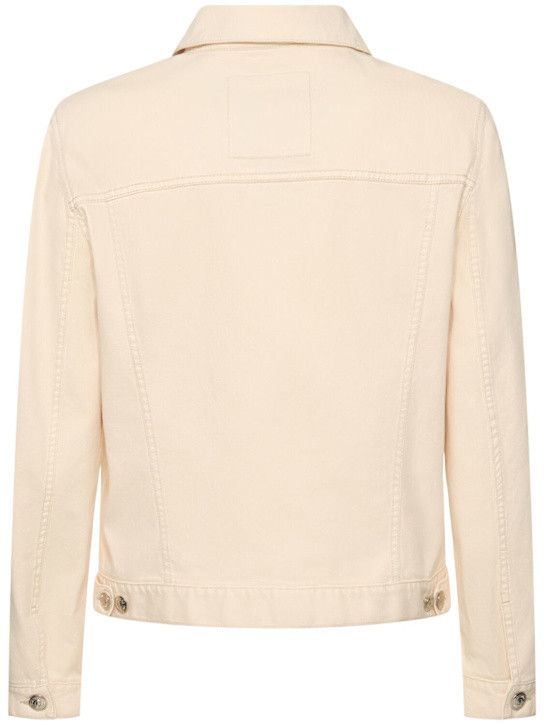 Brunello Cucinelli o1y0526 Denim Jacket in Beige Size US M / EU 48-50 / 2 - 2 Thumbnail