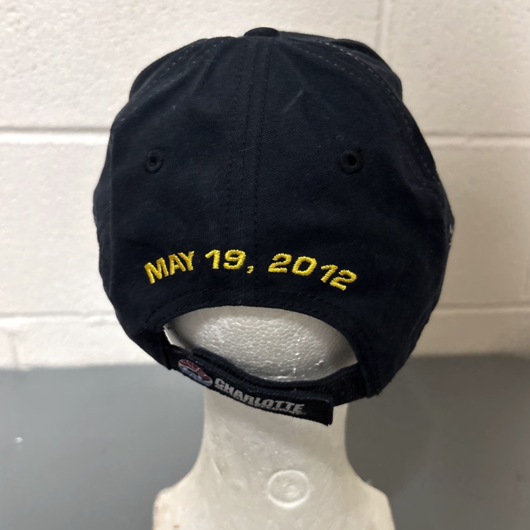 NASCAR NASCAR Sprint Cup Series All Star Race XXV 2012 Strapback Hat Cap Black Racing Cap Cap Adjustable Black Racing NASCAR Hat Men Size ONE SIZE - 5 Thumbnail