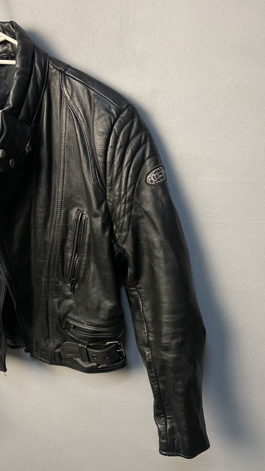 Leather Vintage Atlas Moto leather racing jacket Size US L / EU 52-54 / 3 - 2 Thumbnail