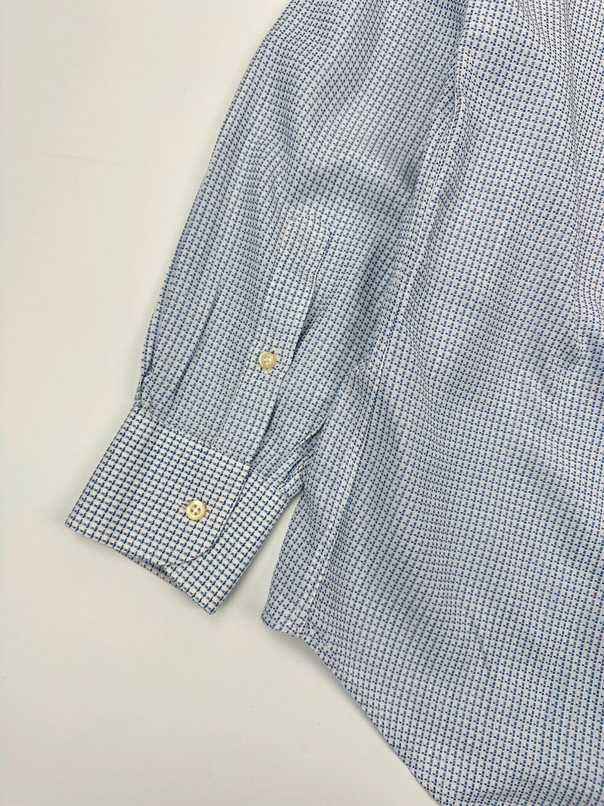 Dolce & Gabbana Dolce & Gabbana 90s Micro Checkered Dress Pocket Shirt Size US L / EU 52-54 / 3 - 5 Thumbnail