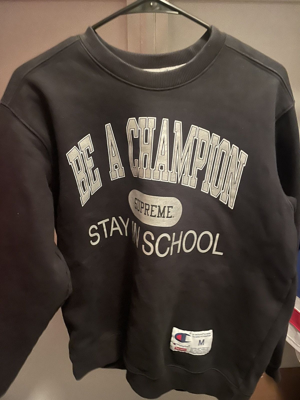 Be a champion supreme stay in school best sale