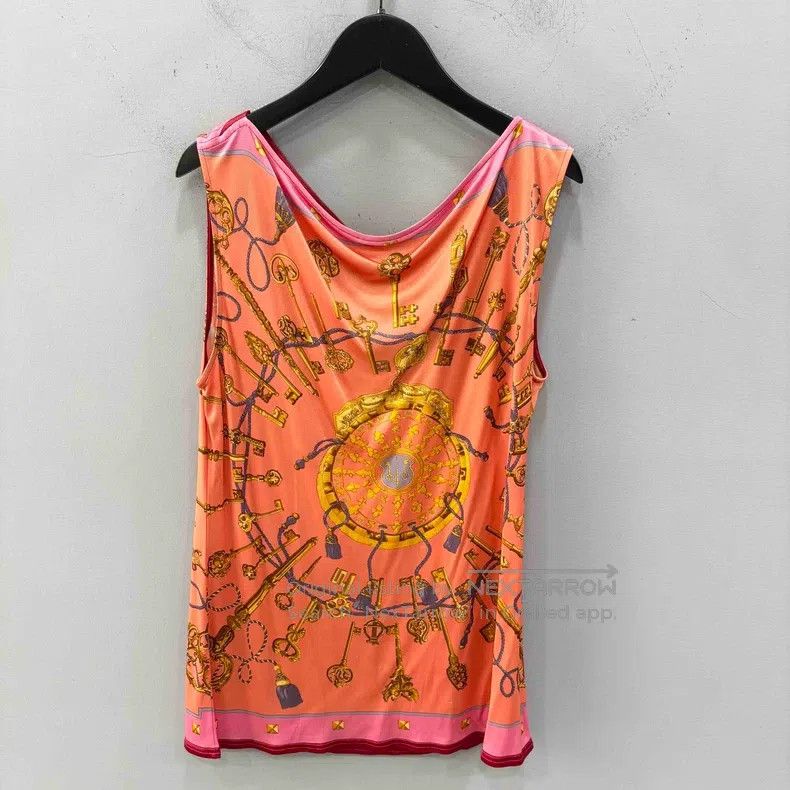 Hermes Hermes Orange Strapless Vest Size M / US 6-8 / IT 42-44 - 1 Thumbnail