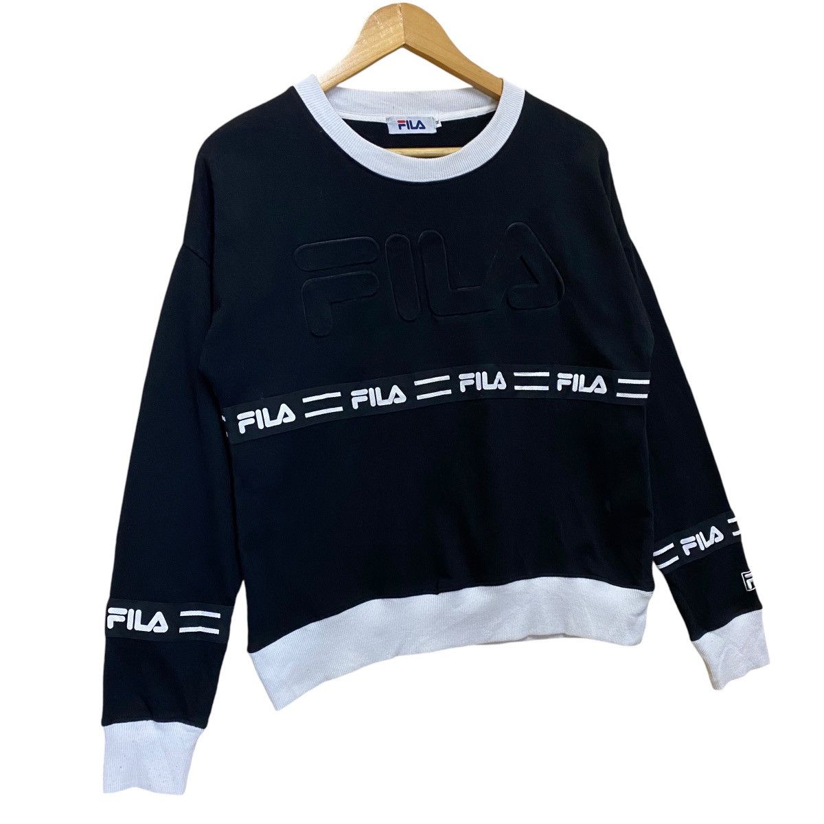 Fila Fila Big Logo Crewneck Sweatshirt Size US S / EU 44-46 / 1 - 2 Thumbnail