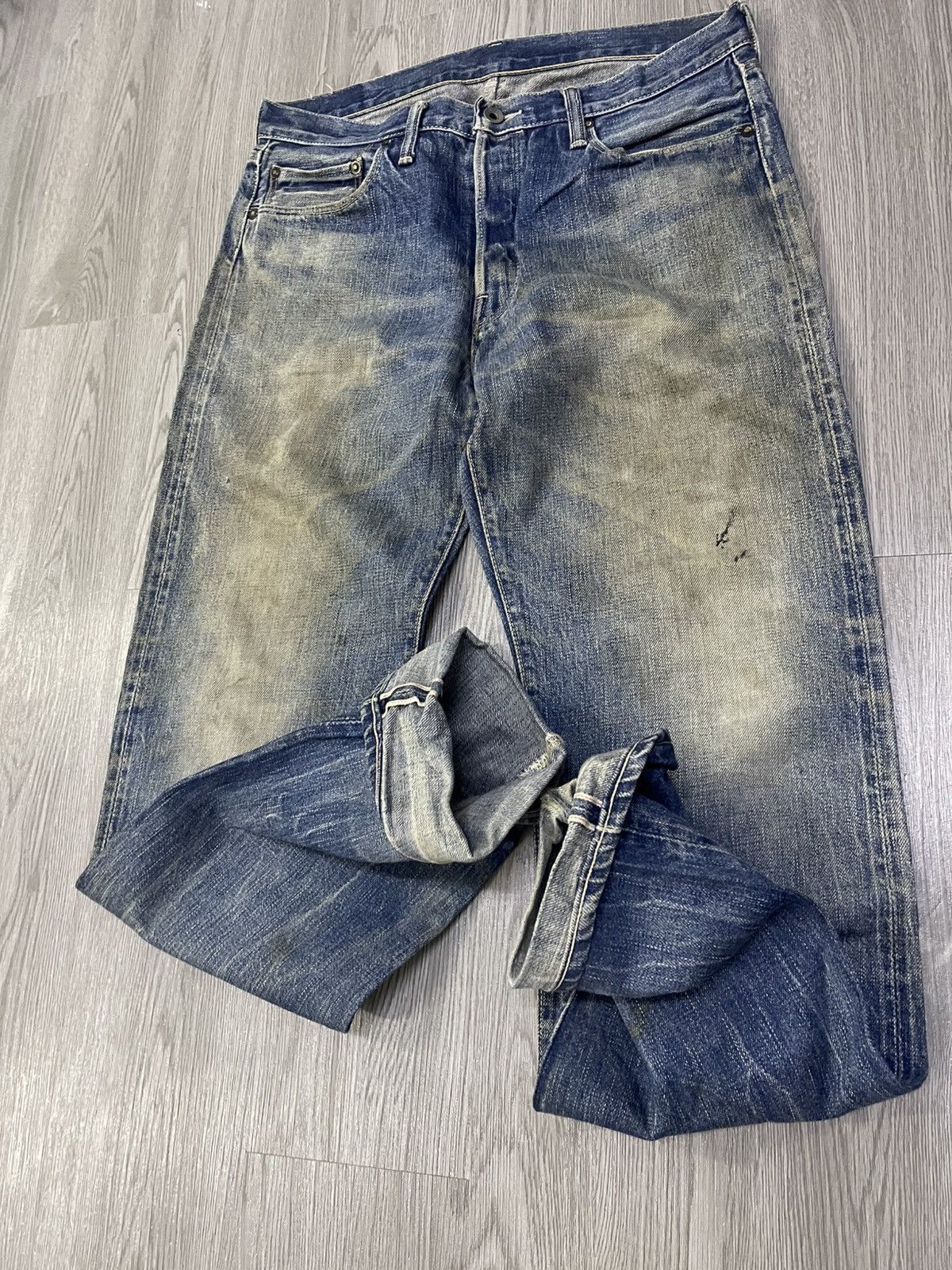 Spellbound Vintage spellbound Japan selvedges distressed denim Size US 32 / EU 48 - 4 Thumbnail