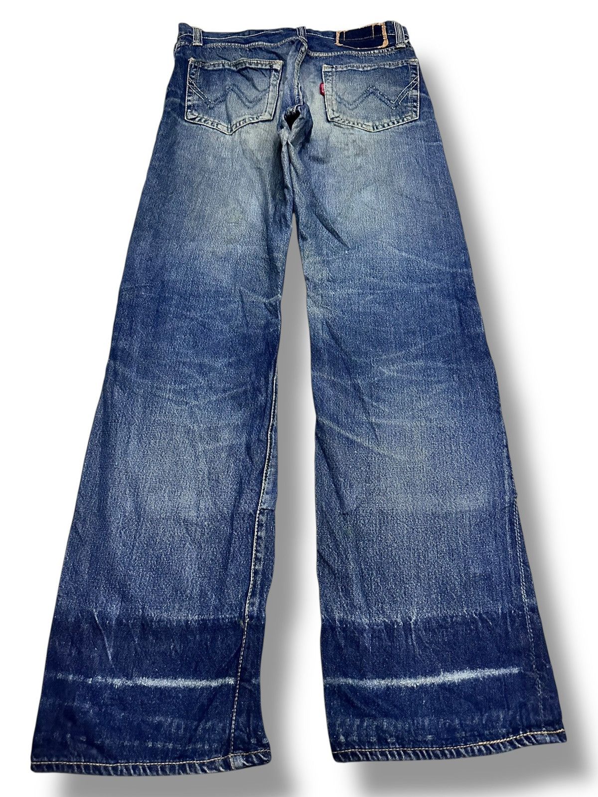 Edwin Edwin Vintage Patches Knee Wideleg Style Faded Wash Size US 30 / EU 46 - 2 Thumbnail