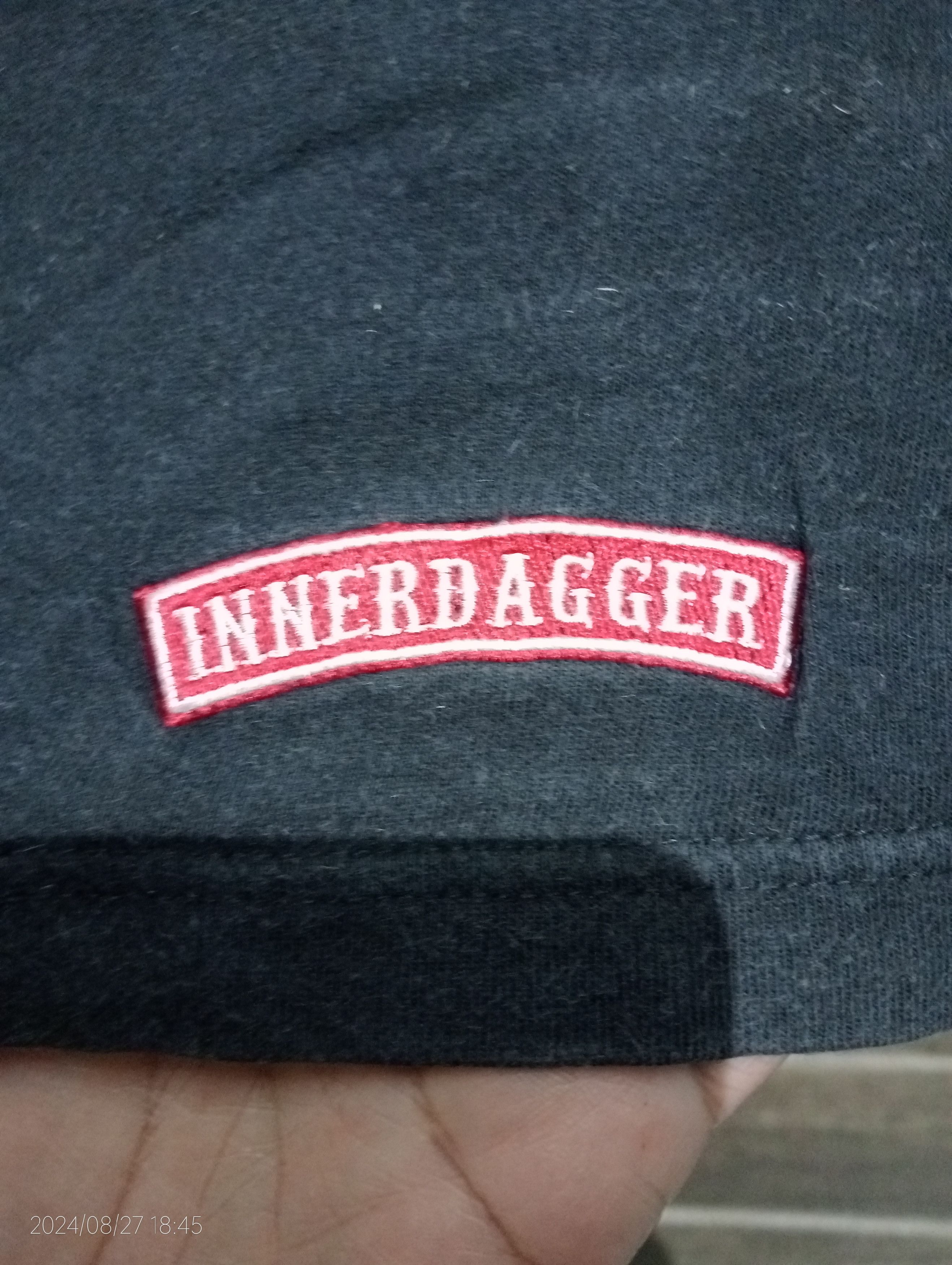 Japanese Brand Vintage Punk Innerdagger Tee Made in Japan Size US M / EU 48-50 / 2 - 4 Thumbnail