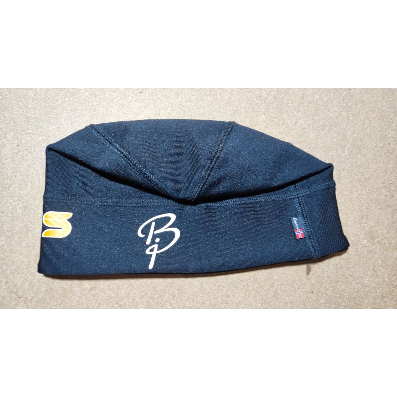 Vintage Bjorn Daehlie Black Hat Ski Cap One Size Winter Cross Country Biathlon Thermal Beanie Unisex Adults Mens Womens Size ONE SIZE - 6 Thumbnail