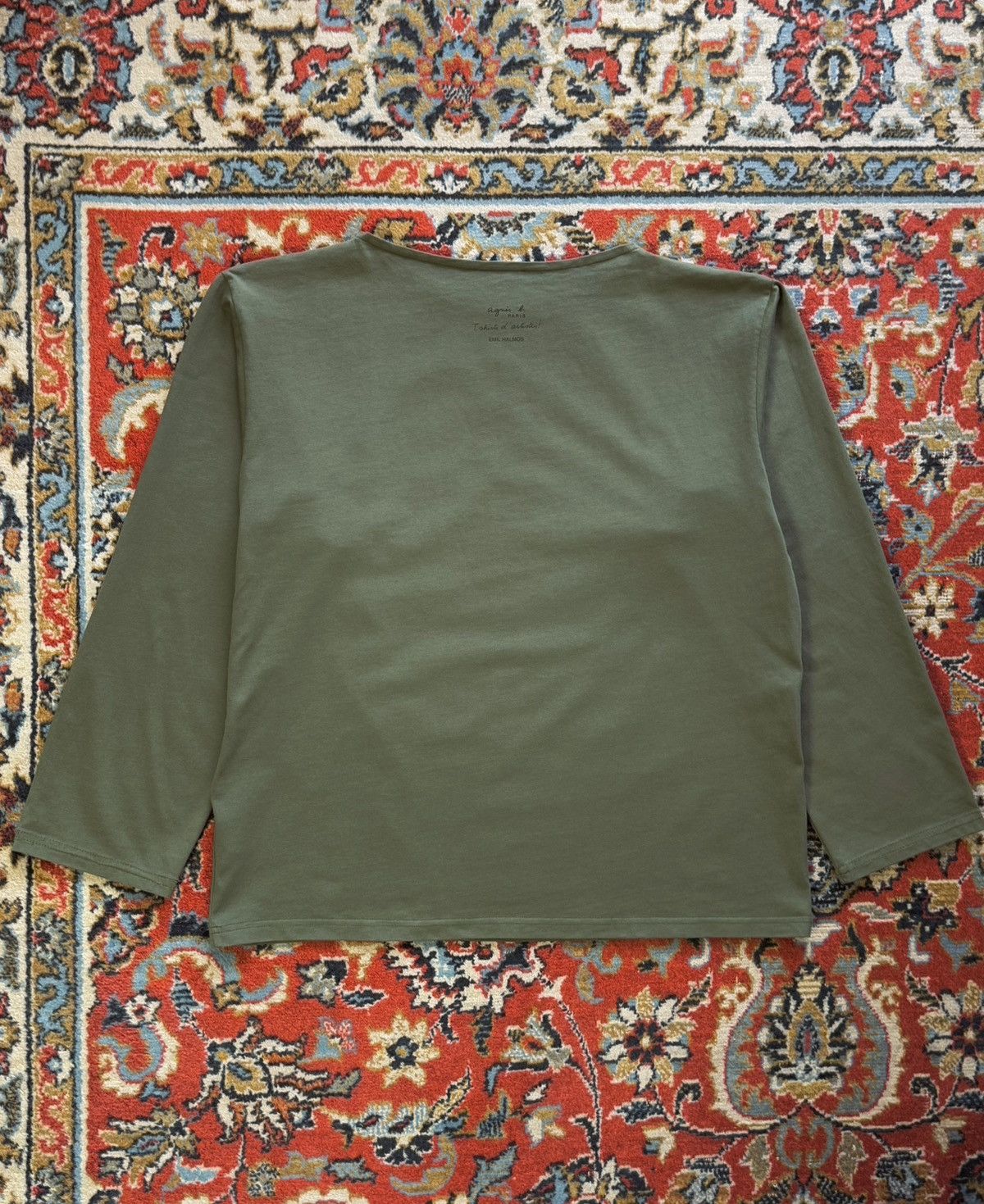 agnes b. Agnes B Emil Halmos Artist Boxy Fit Bowie Long Sleeve Tee Size US M / EU 48-50 / 2 - 11 Thumbnail