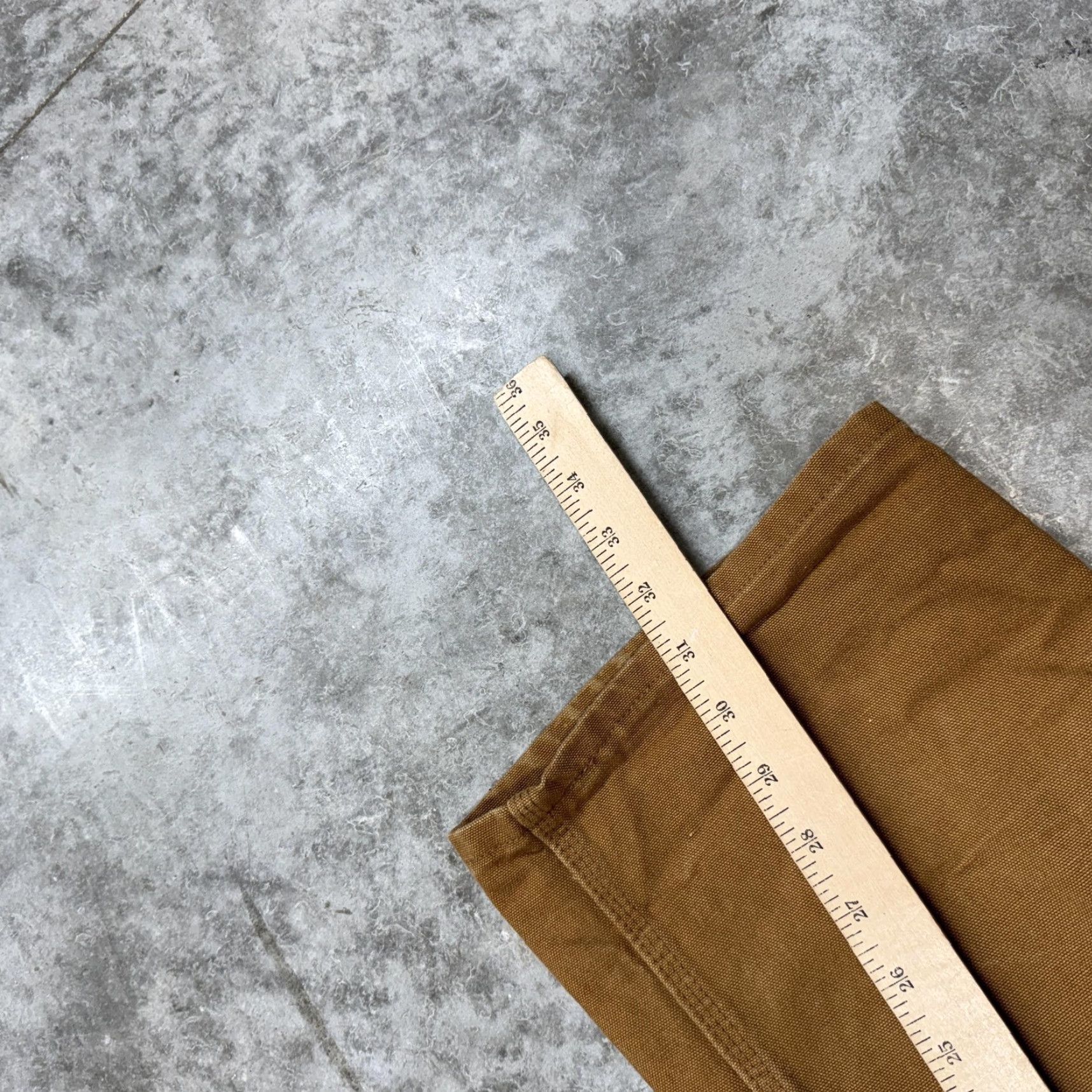Carhartt VINTAGE Carhartt Pants Mens 31x32 Brown Canvas Carpenter BRN Brown Canvas Pants 31x32 Carhartt Original Dungaree Fit Mens Size US 31 - 7 Thumbnail