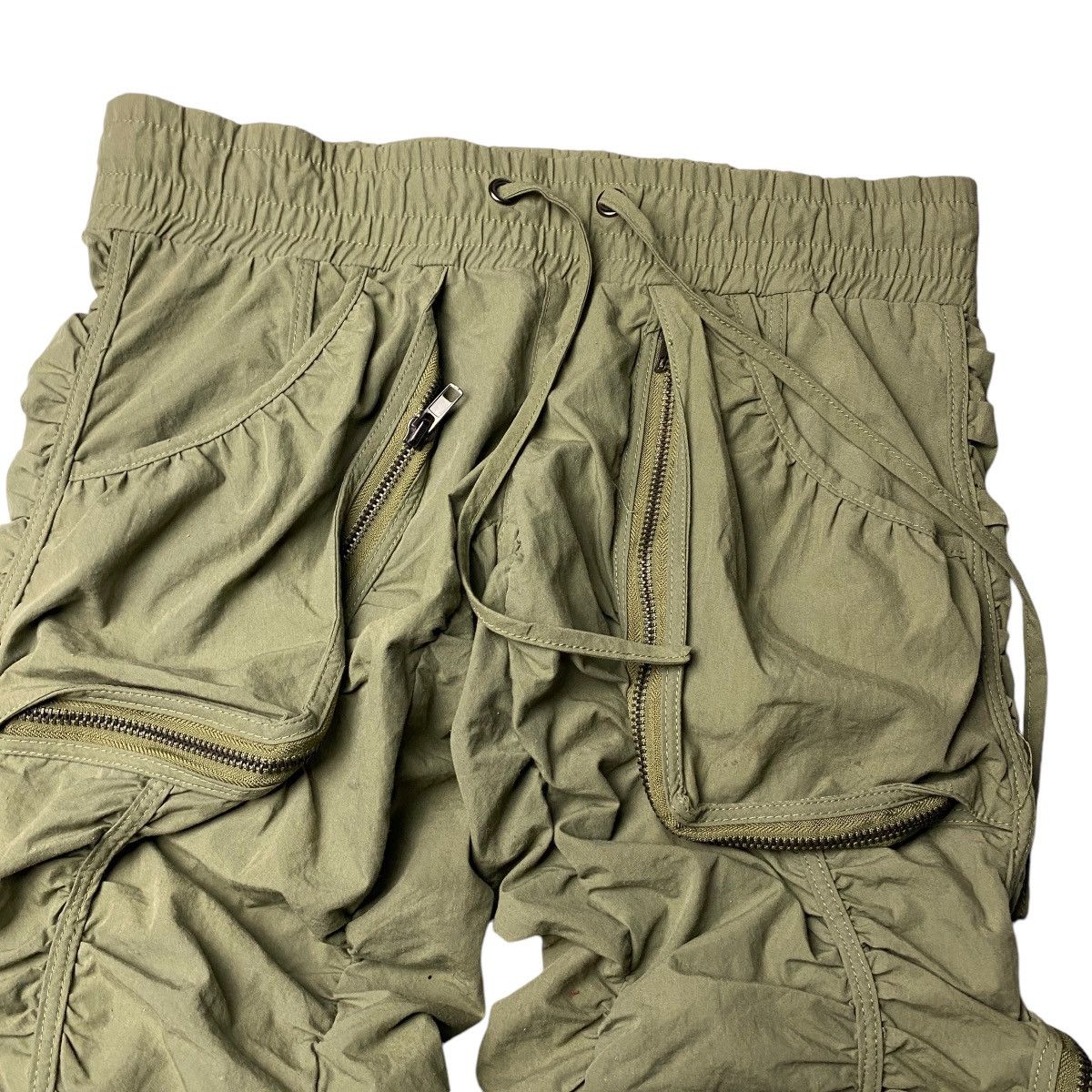 PPFM 2000's Avira Pink Bondage Cargo Multipocket Shorts Size US 29 - 3 Thumbnail
