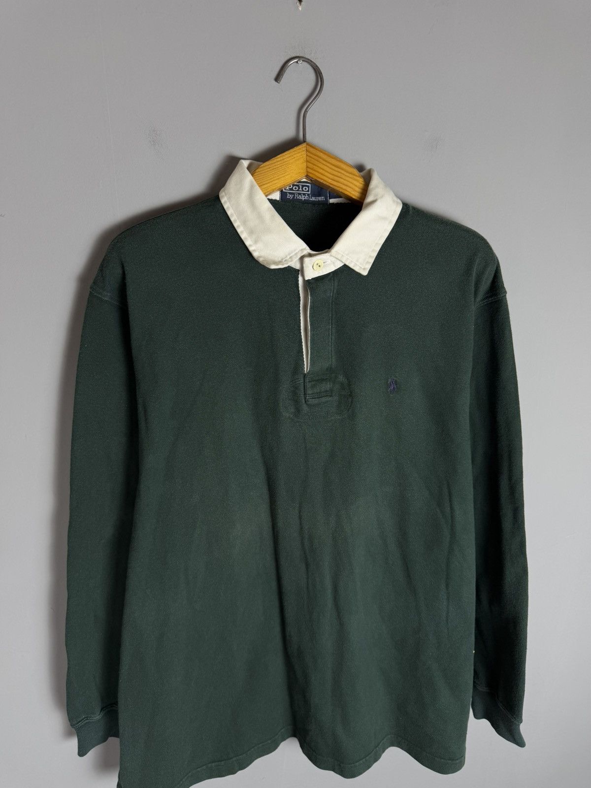 Polo Ralph Lauren Vintage 90s Polo Ralph Lauren rugby long sleeve Size US XXL / EU 58 / 5 - 2 Thumbnail