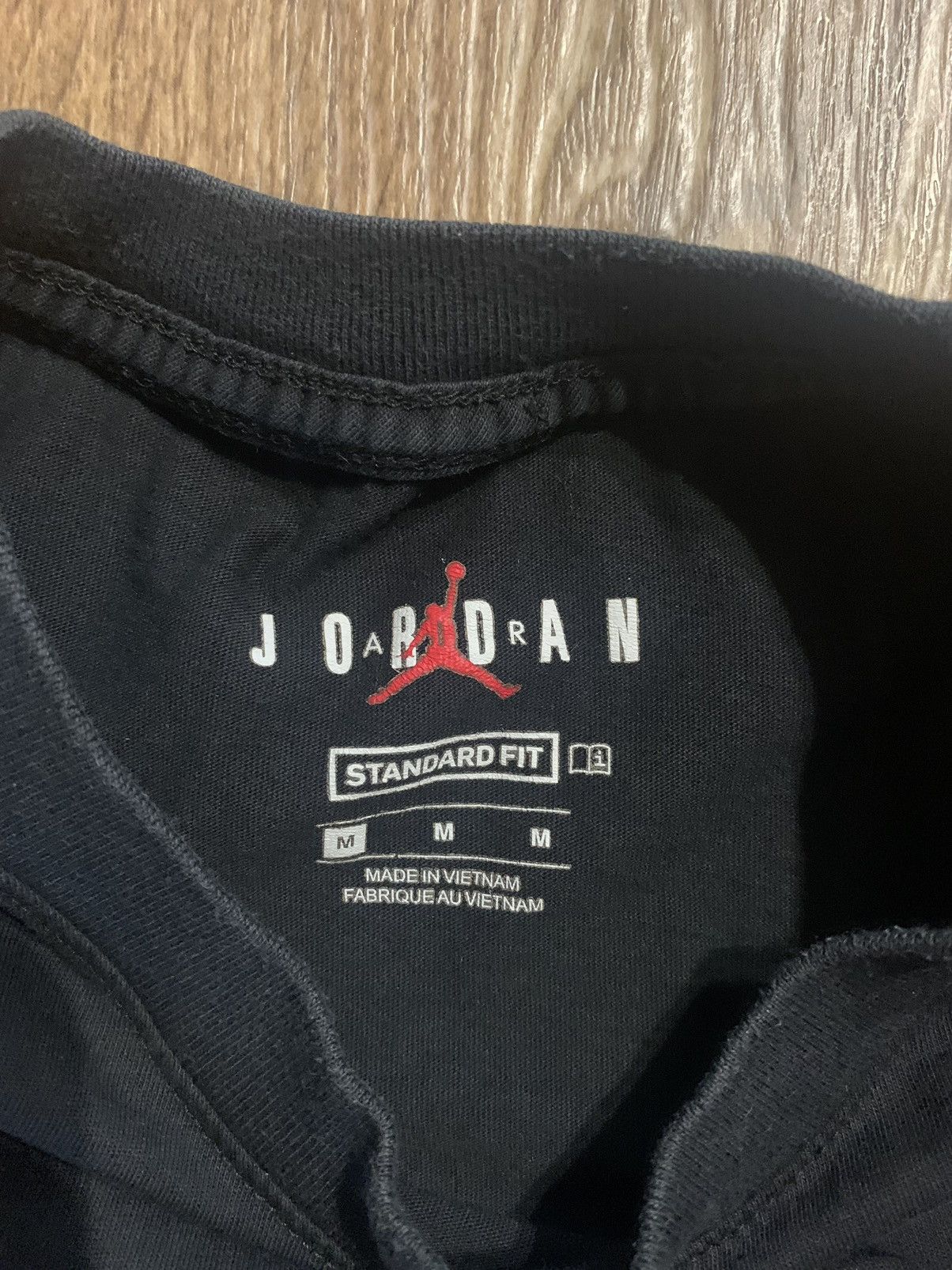 Jordan Brand jordan t shirt original black Size US M / EU 48-50 / 2 - 2 Thumbnail