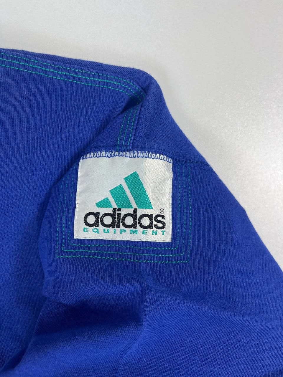 Adidas Adidas Equipment Polo Shirt 90s Blue Vintage Trefoil Size L Size US L / EU 52-54 / 3 - 5 Thumbnail