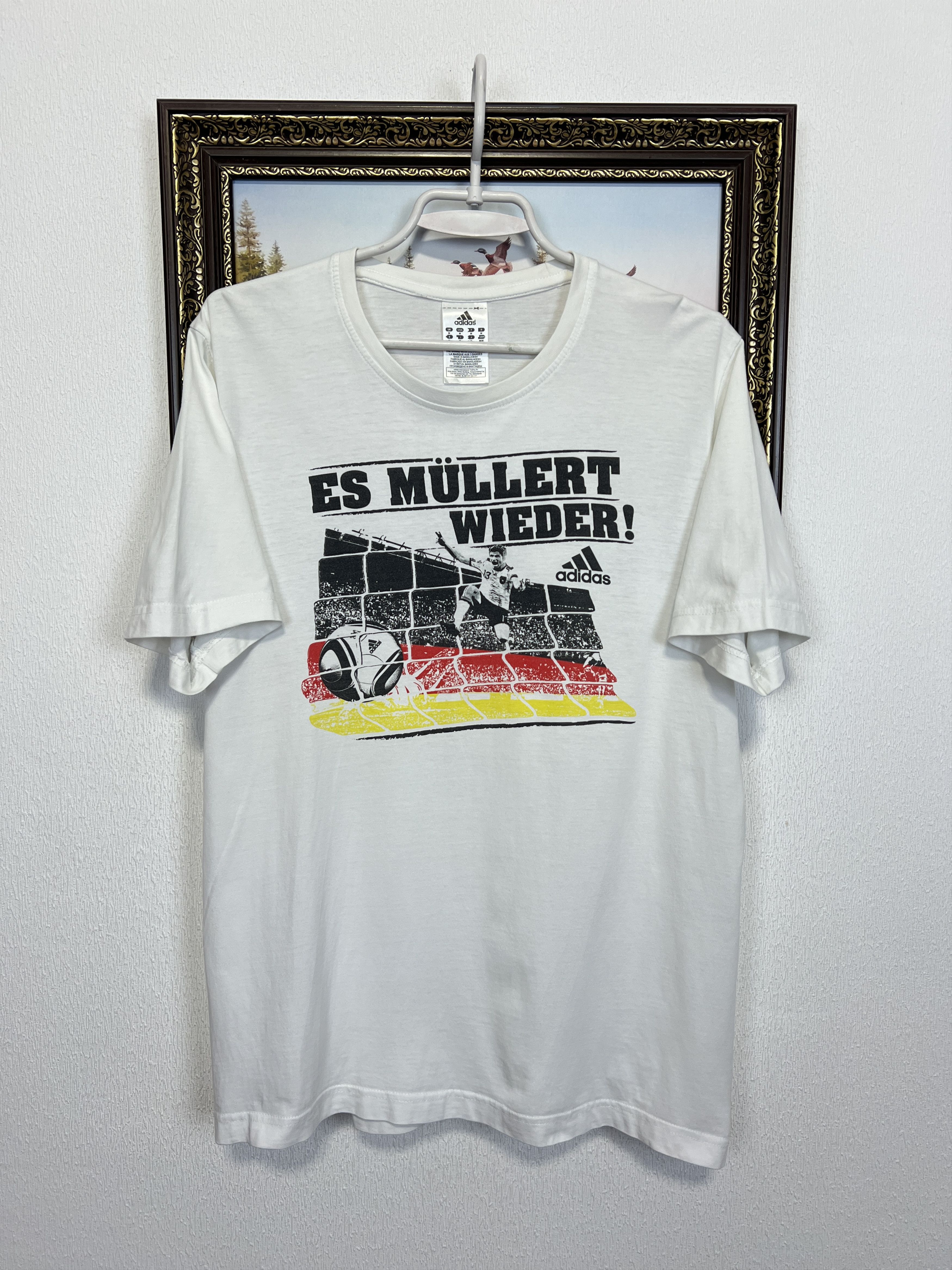 Adidas Adidas Germany Football Shirt Muller Soccer Jersey Trikot Size US M / EU 48-50 / 2 - 1 Thumbnail
