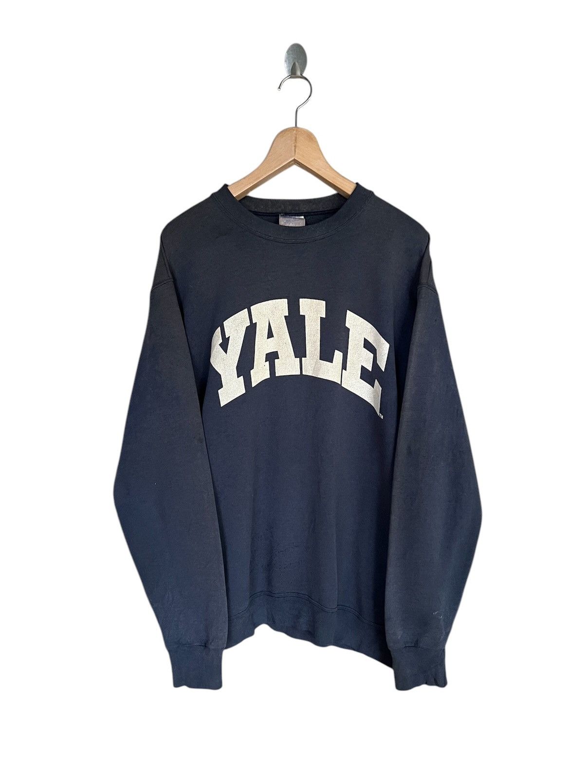 Vintage Vintage Yale Spell Out Sweatshirt Size US M / EU 48-50 / 2 - 1 Thumbnail