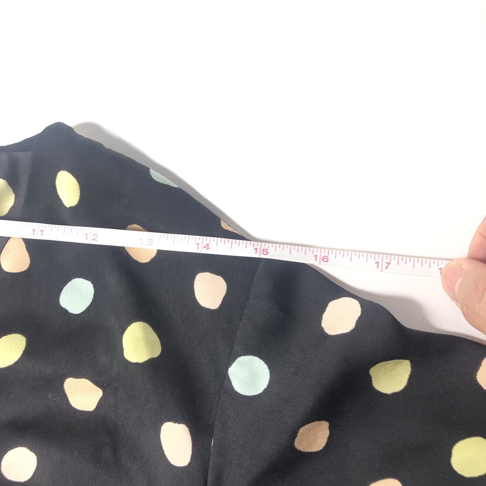 Mango Mango Y2K Black Spotted Dress Sz 4 Spotty Empire Bust Line Size S / US 4 / IT 40 - 7 Thumbnail