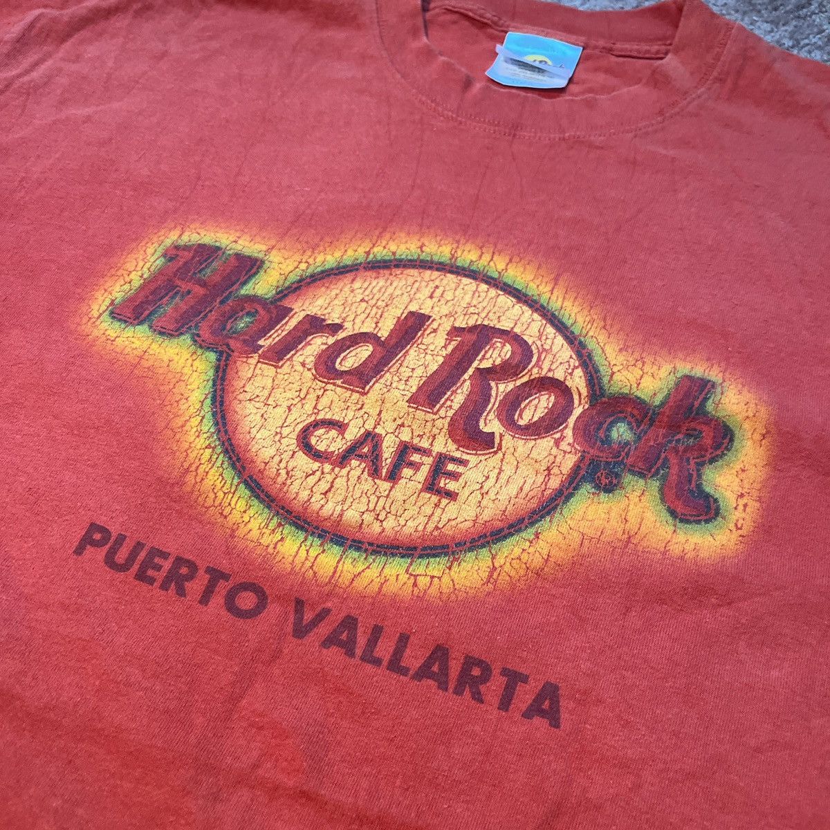 Hard Rock Cafe Rare Hard Rock Cafe Vintage orange tee shirt Size XL Size US XL / EU 56 / 4 - 5 Thumbnail