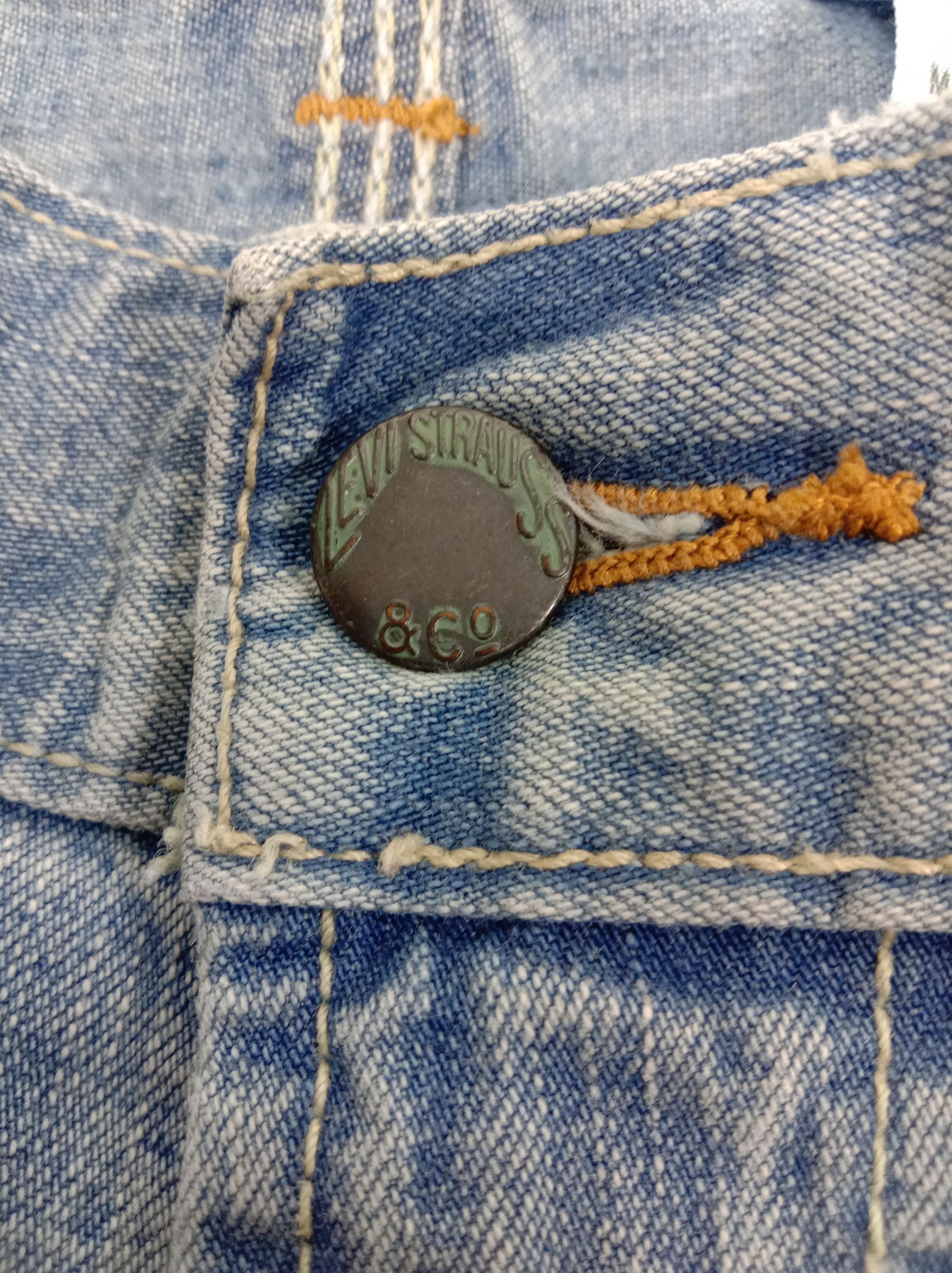 Levi's Vintage Levi's Carpenter Light Wash Loose Straight Jeans Size US 33 - 12 Thumbnail