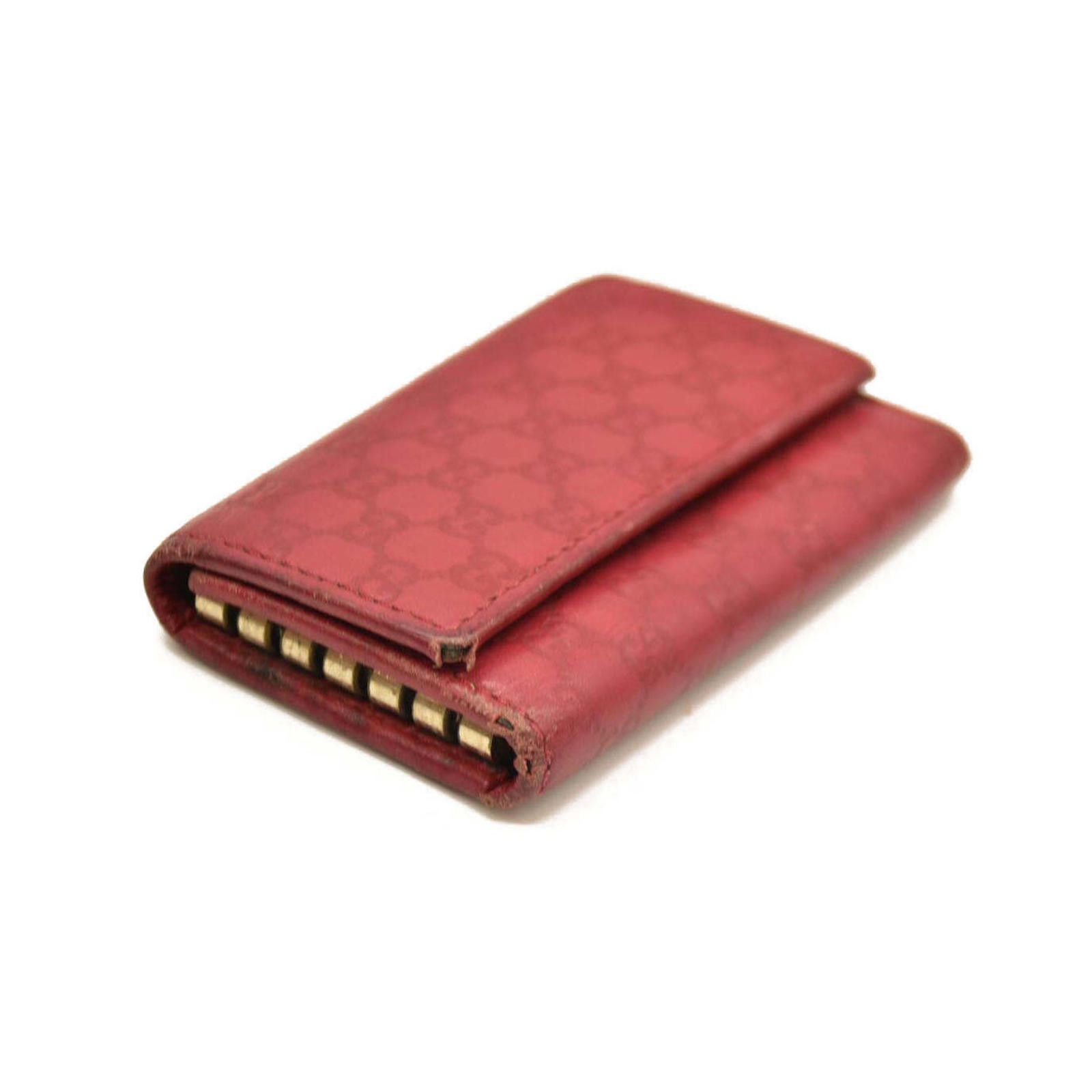 Gucci Gucci Guccissima 6 Key Holder Case Pink Size ONE SIZE - 5 Thumbnail
