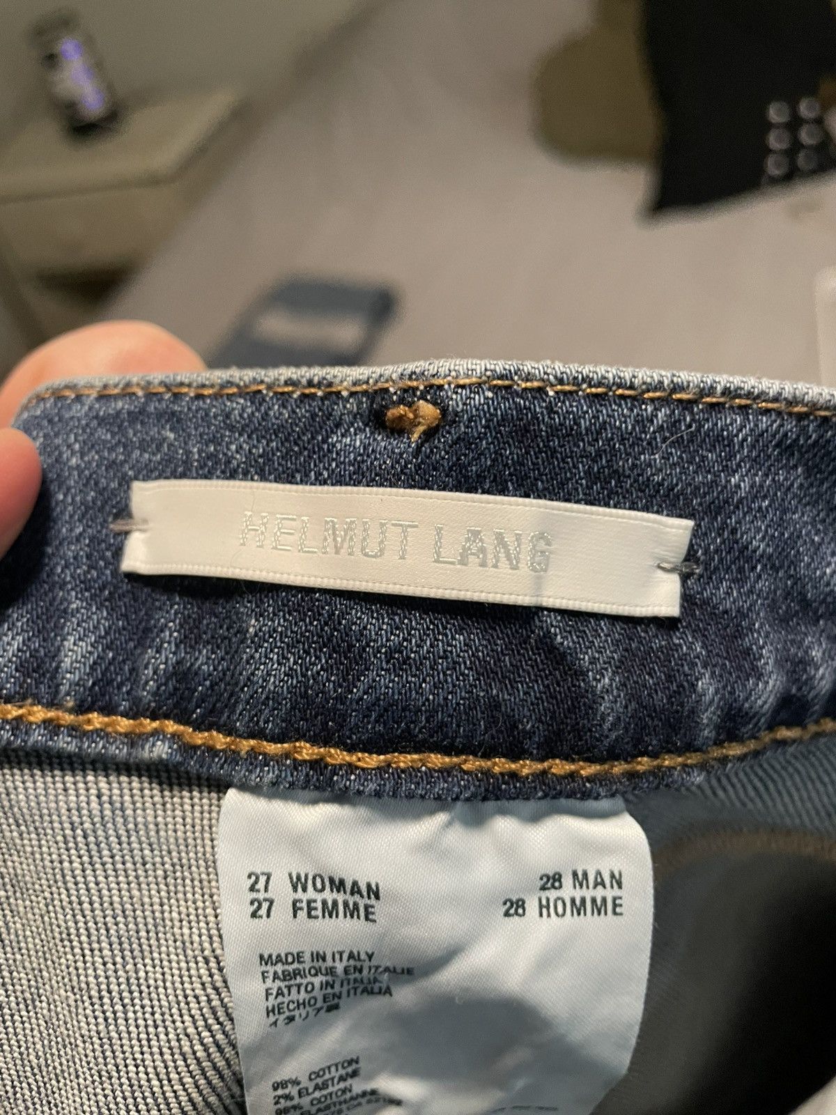 Helmut Lang Helmut Lang blue skinny jeans Size 27" / US 4 / IT 40 - 8 Thumbnail