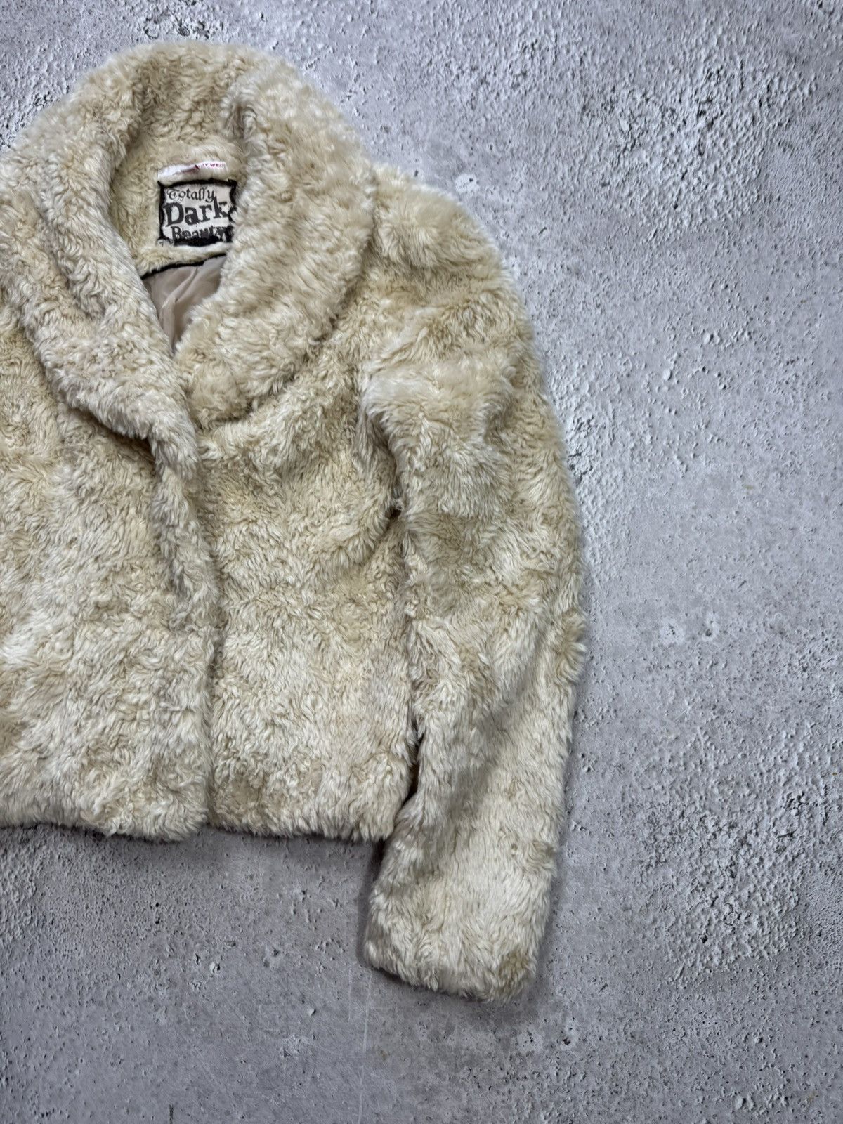 Other Vintage Faux Fur Teddy Jacket Women’s L Cream Y2K Soft Size L / US 10 / IT 46 - 2 Thumbnail