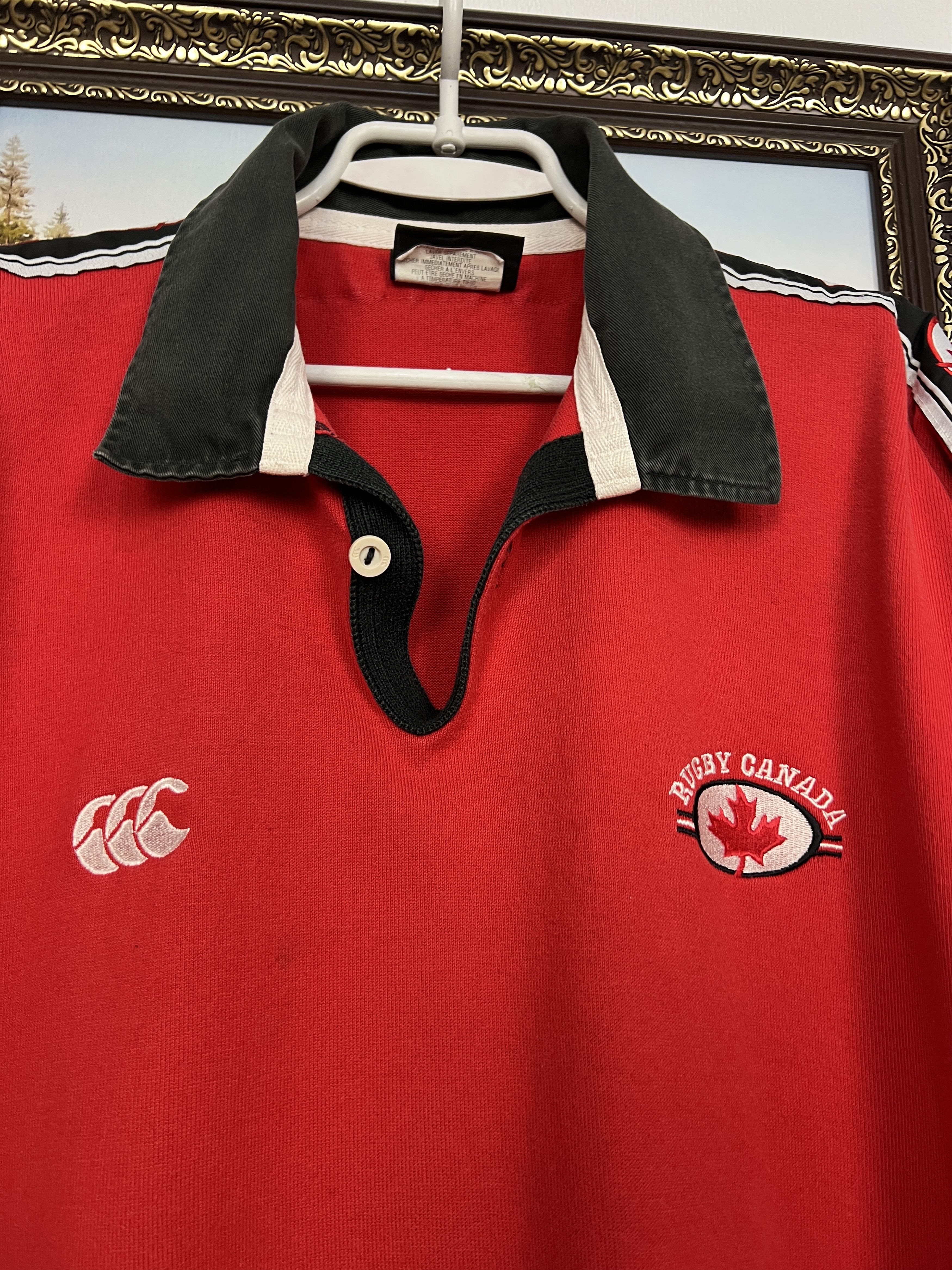 Vintage Canterbury Canada Rugby Union Long Sleeve Jersey Trikot Size US XXL / EU 58 / 5 - 3 Thumbnail
