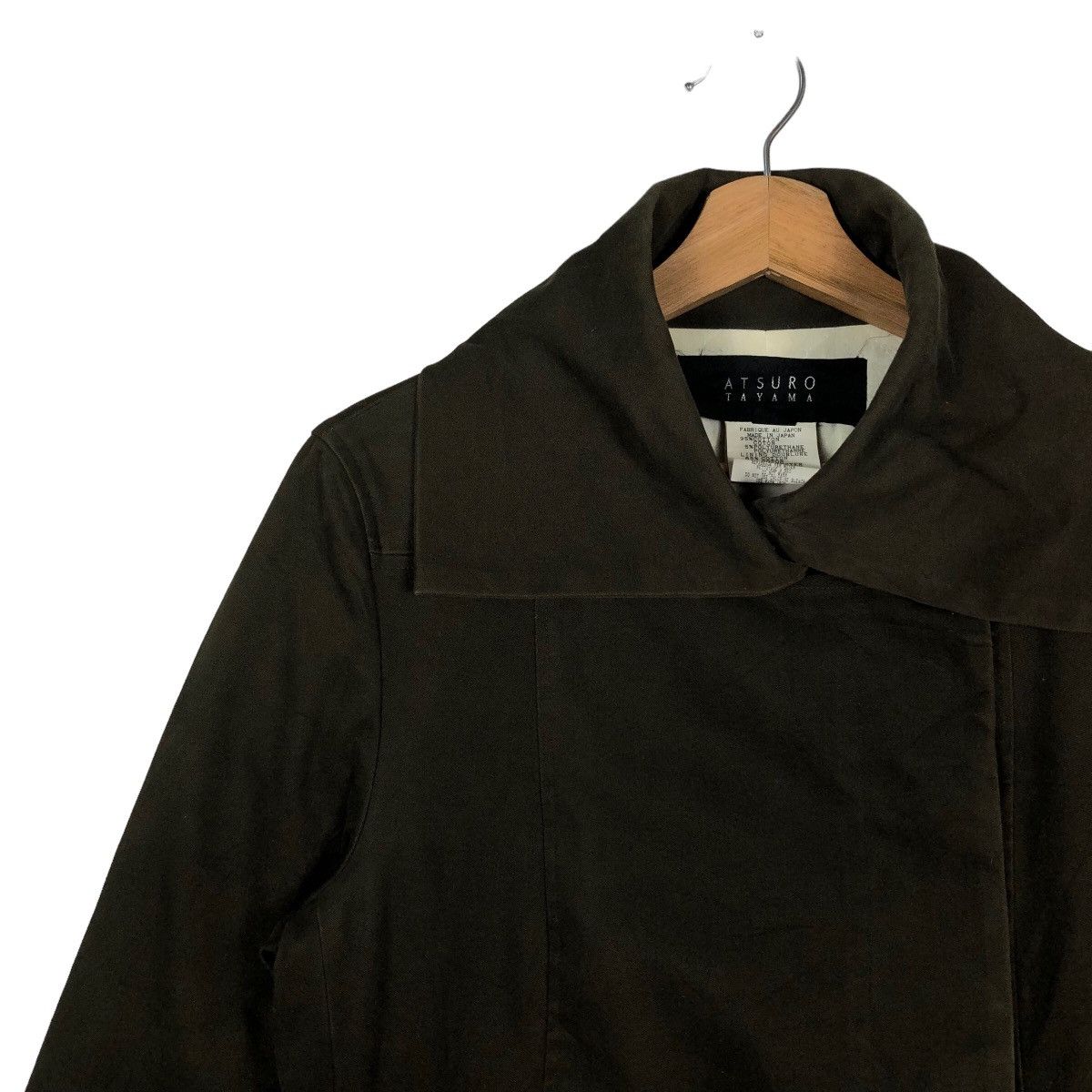 ATSURO TAYAMA 🔥Rare Double Breast Coats Jacket Atsuro Tayama Japan Size M / US 6-8 / IT 42-44 - 7 Thumbnail