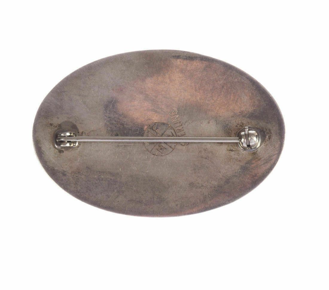 Sterling Silver Sterling Silver Grey Mabe Pearl Pin Size ONE SIZE - 5 Thumbnail