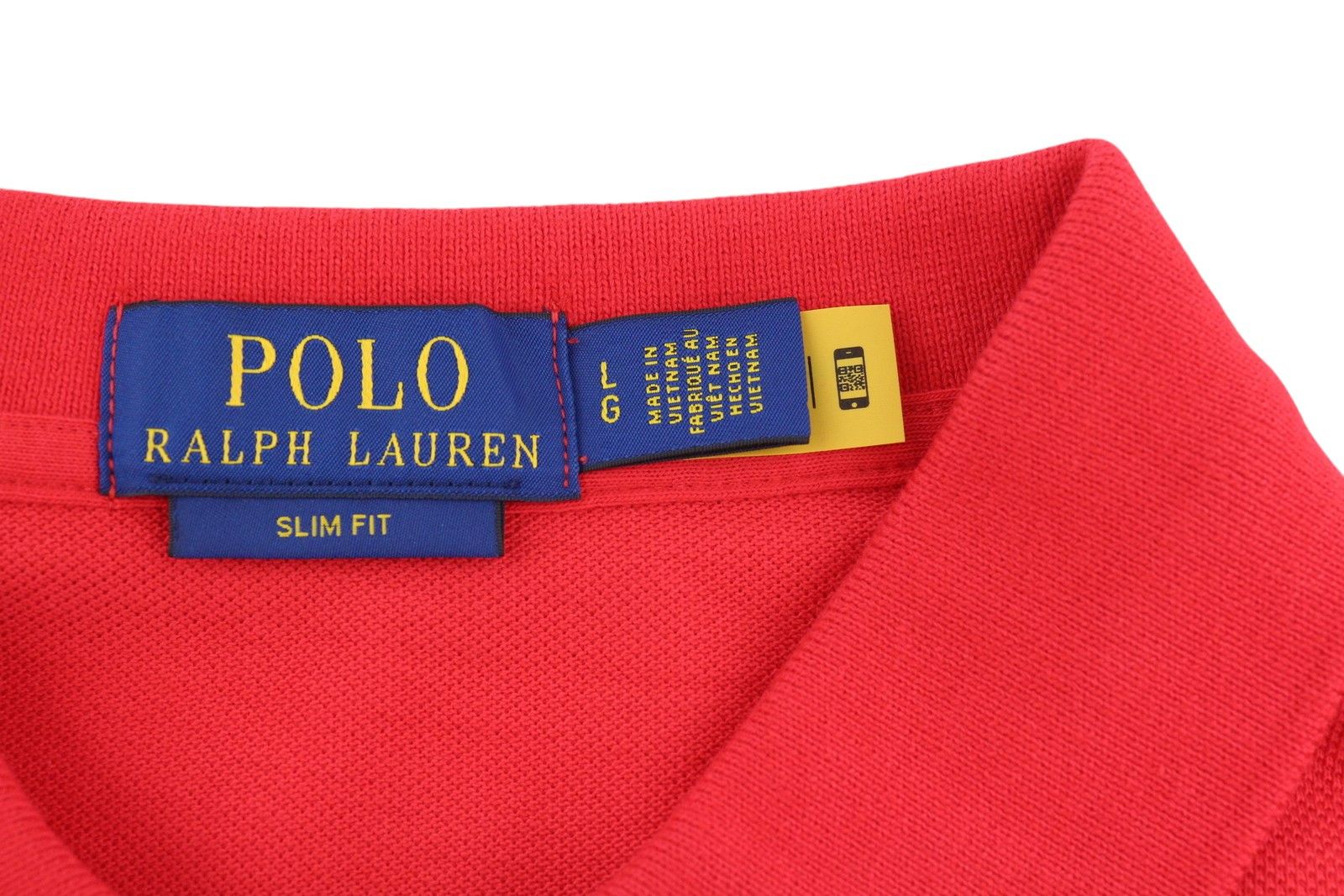 Polo Ralph Lauren SIM FIT L Red Short Sleeve Polo Neck Logo T-Shirt 84522 Size US L / EU 52-54 / 3 - 5 Thumbnail