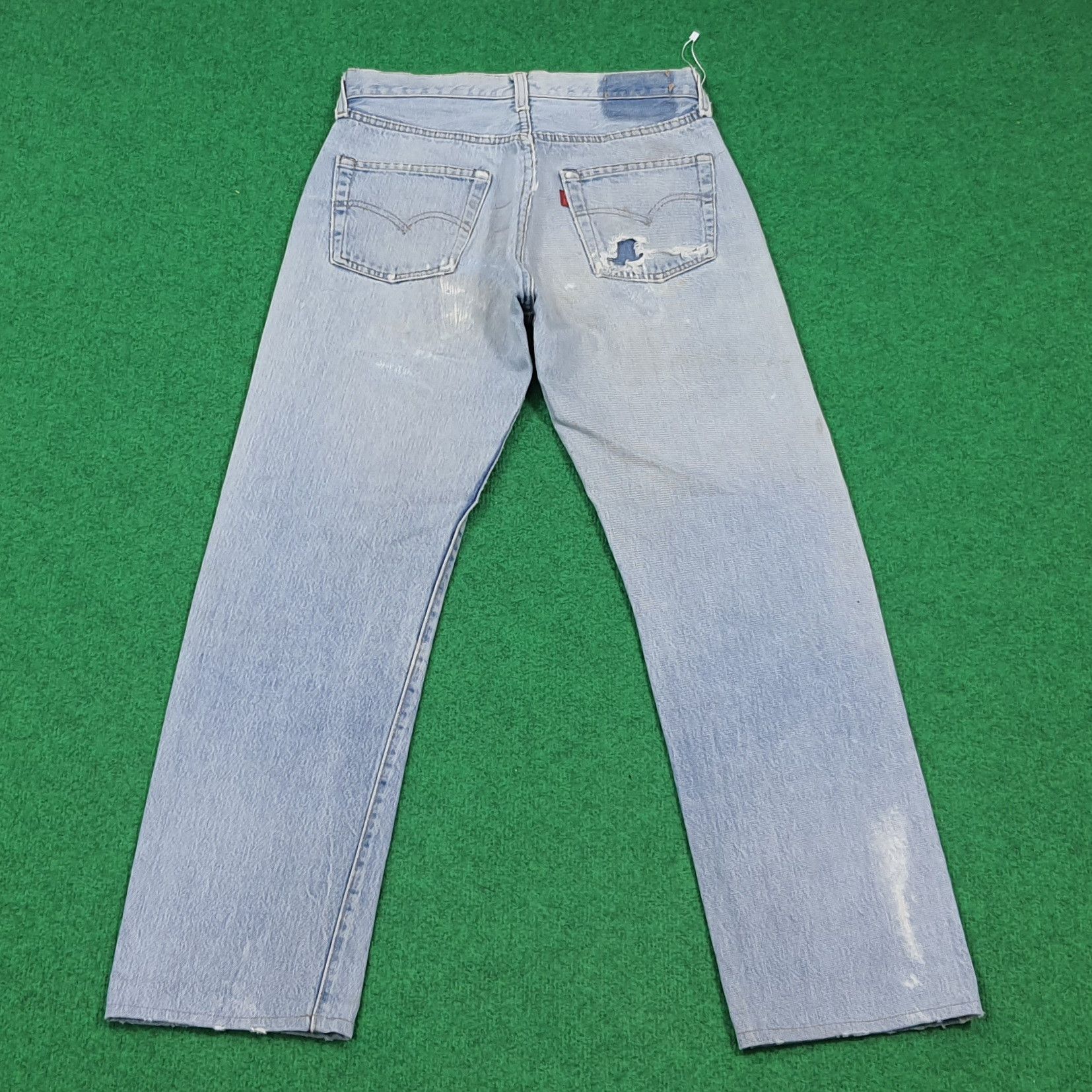 Levi's Vintage Levi's 501 Custom Sashiko Repair Distressed C297N11 Size US 28 / EU 44 - 5 Thumbnail