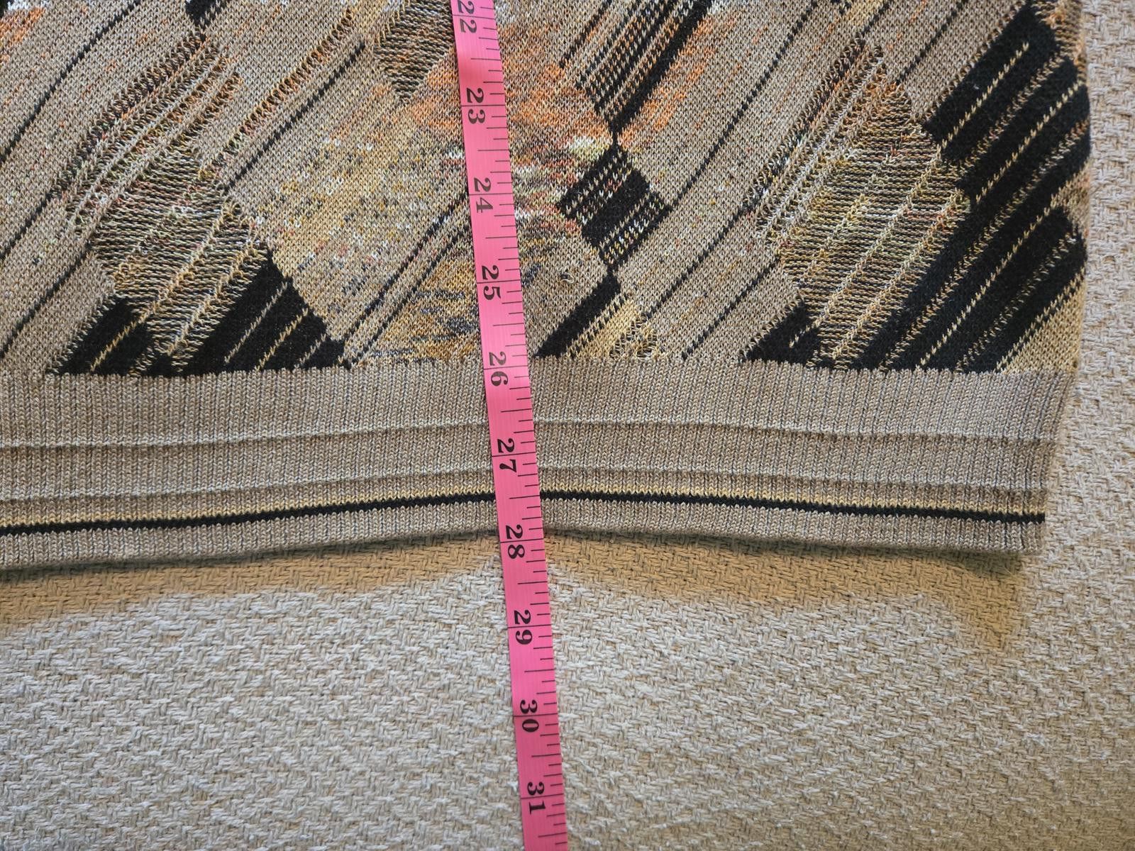 Other Tundra Sweater L | Abstract Earth-Tone Knit Size US L / EU 52-54 / 3 - 6 Thumbnail