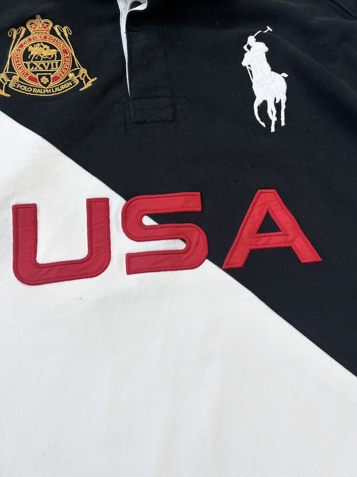 Ralph Lauren Chief Keef Polo Ralph Lauren longsleeve big pony USA Black Size US XXL / EU 58 / 5 - 4 Thumbnail