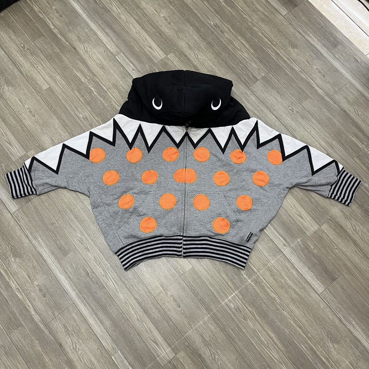 mercibeaucoup FW 2011 Mercibeaucoup by Issey Miyake Shark 3D Zip Hoodie Size US M / EU 48-50 / 2 - 3 Thumbnail