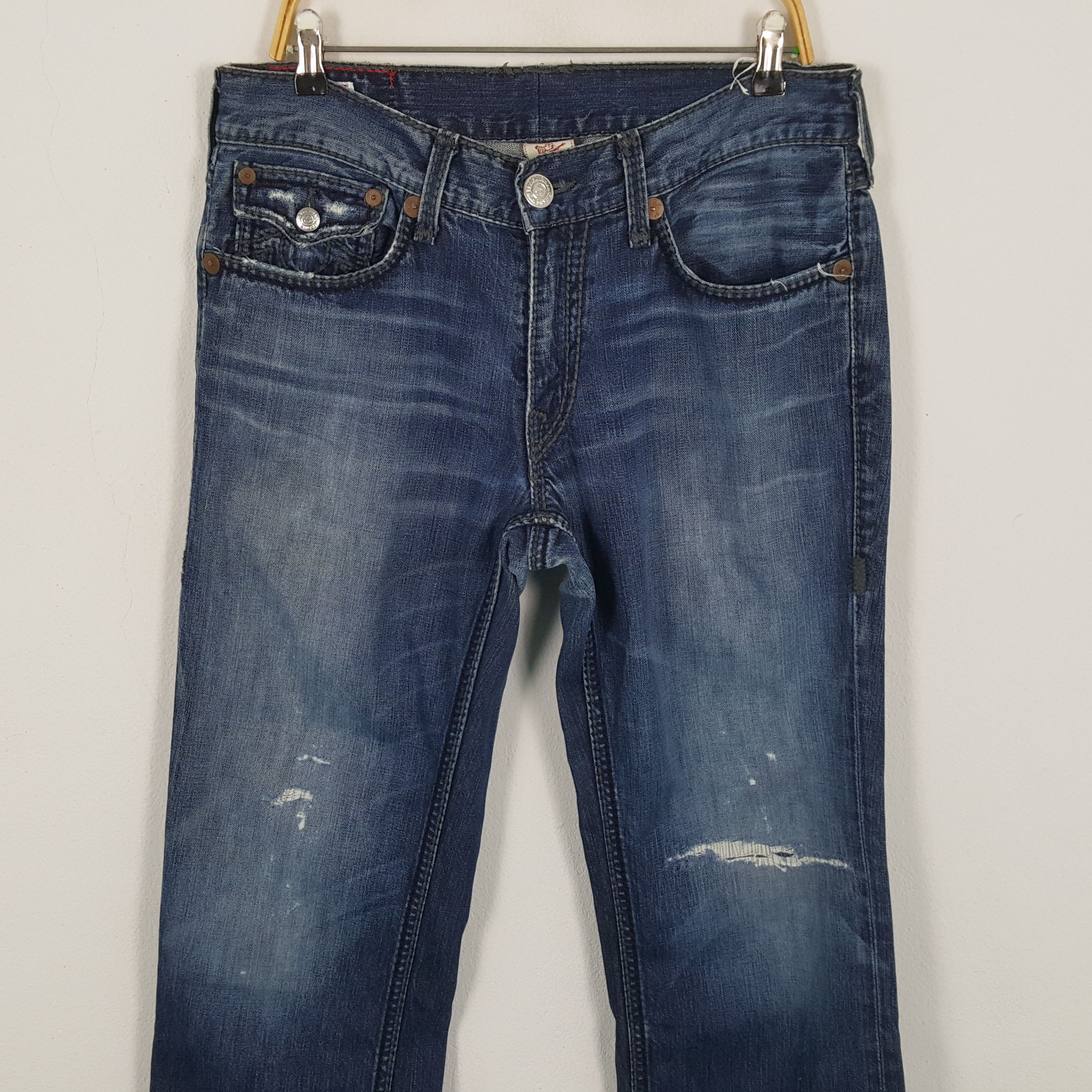 Vintage TRUE RELIGION American Brand Distressed Jeans