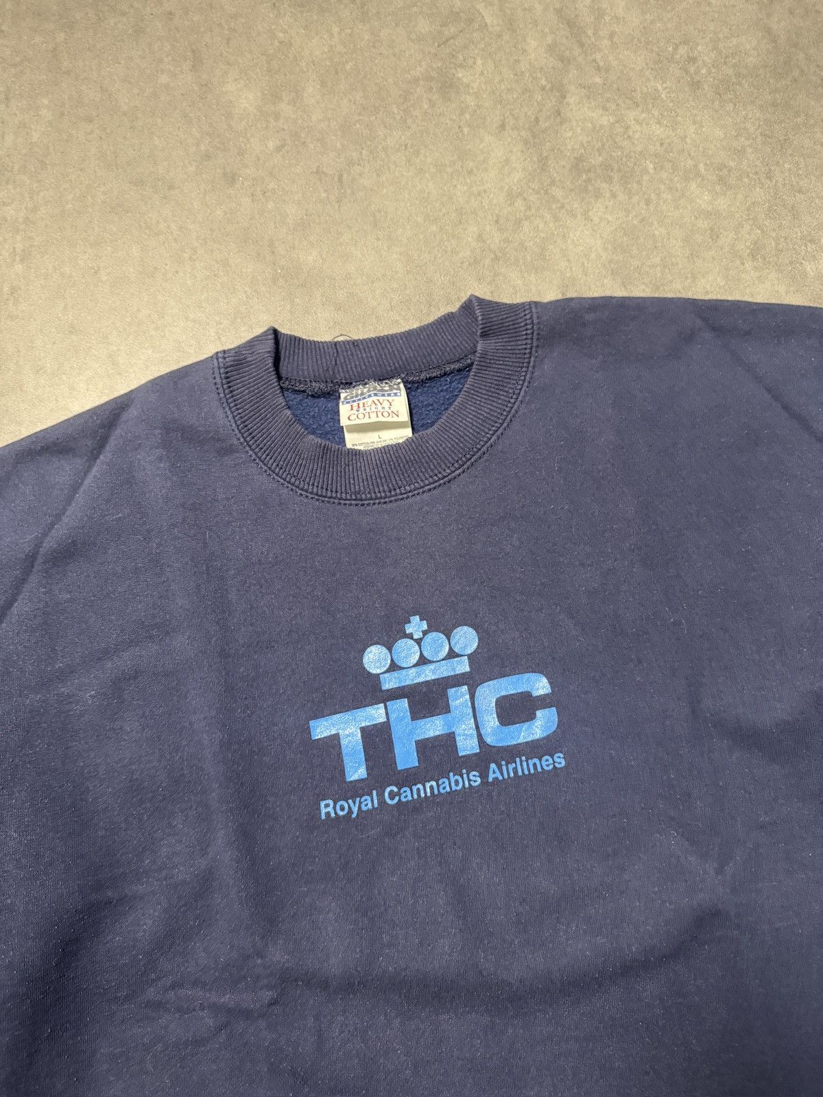 Vintage Vintage THC Weed Parody Sweat Shirt Size US L / EU 52-54 / 3 - 2 Thumbnail