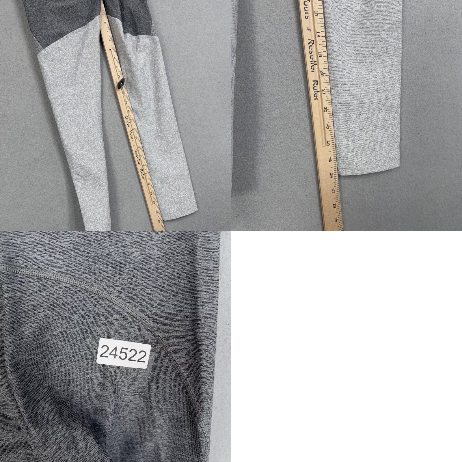 Outdoor Voices Outdoor Voices Leggings Womens Small Gray Colorblock Ankle Athletic Yoga Gym Size 28" / US 6 / IT 42 - 9 Thumbnail