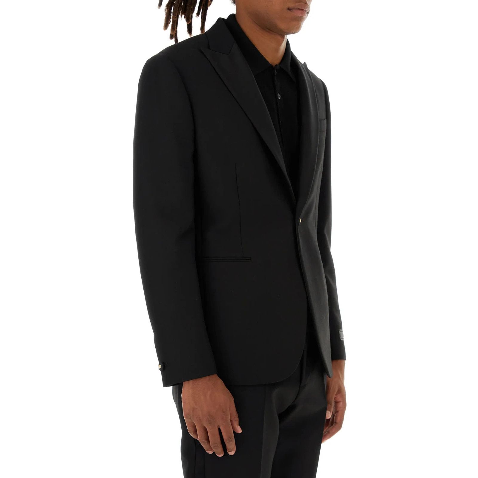 Versace VERSACE Black Wool Blend Blazer New And Authentic (Men's siz Size US M / EU 48-50 / 2 - 3 Thumbnail
